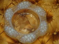 Important Lalique Opalescent Leaf Bowl Vase Collection