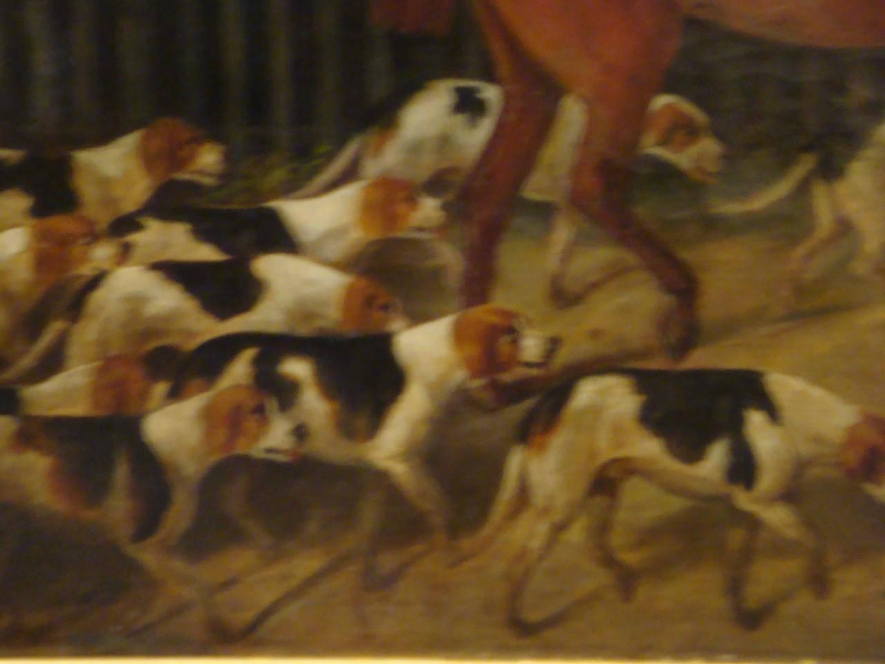 Pair of Important Early 19th Century Washington Museum Horse Rider Paintings For Sale 1
