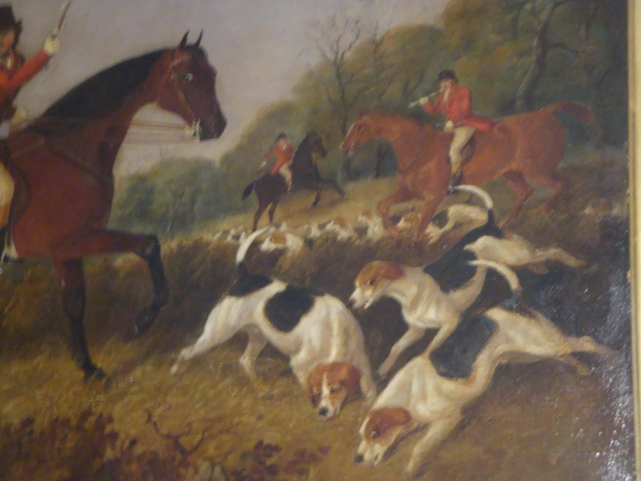 Pair of Important Early 19th Century Washington Museum Horse Rider Paintings For Sale 4