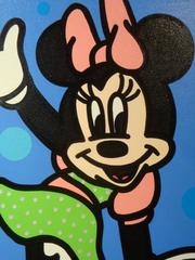 Schöne Jozza Original Minnie Mouse Gemälde