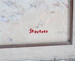 South France Beach Painting by Jean Pierre Dubord