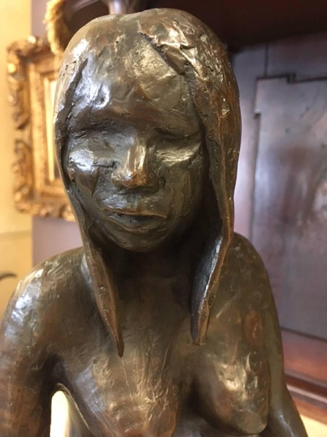 Michael Naranjo Bronze, Nude Woman, Signed and Dated 1970 For Sale 1