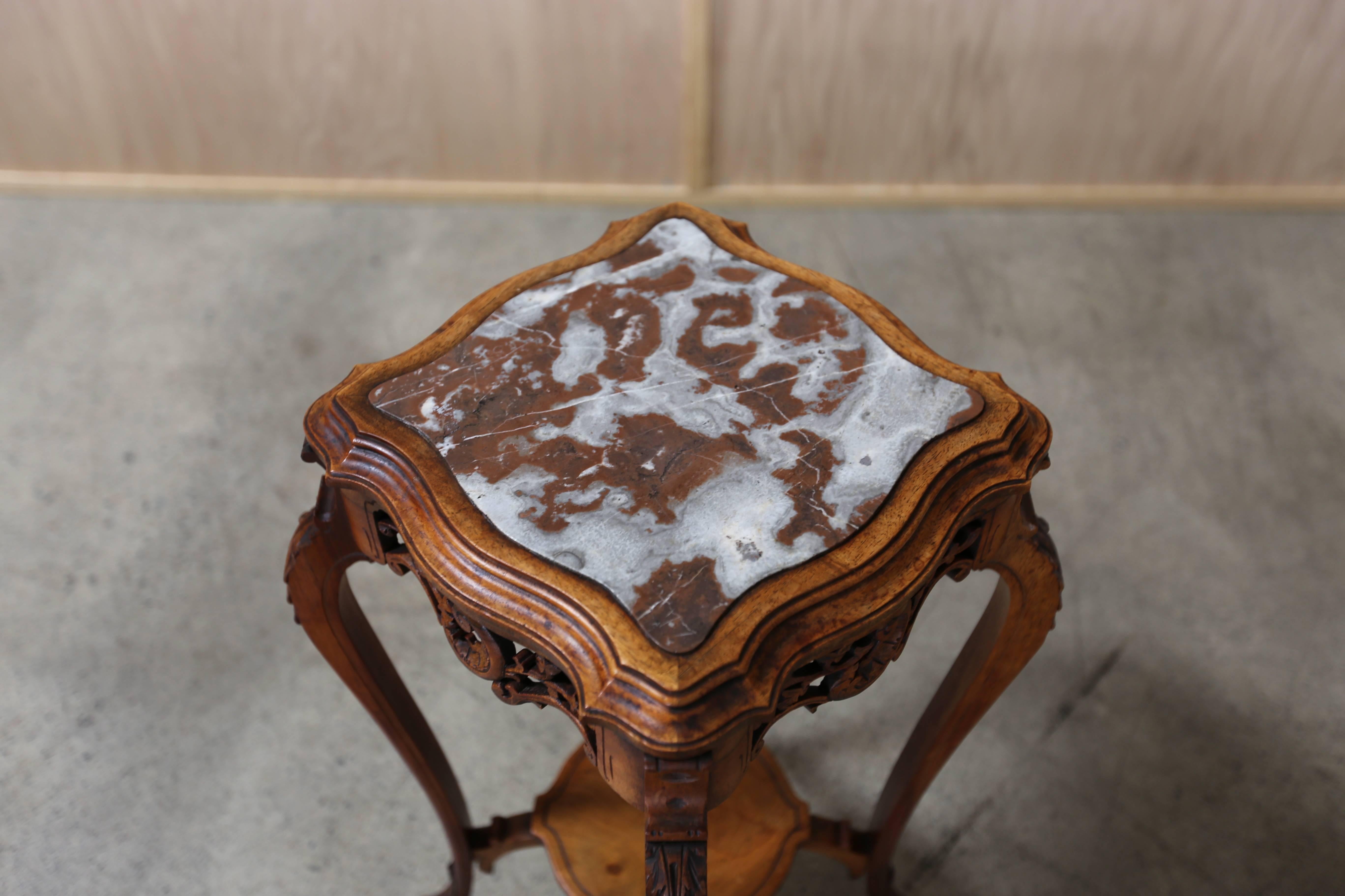 19th Century Louis XV Style Plant Stand In Good Condition In Denton, TX