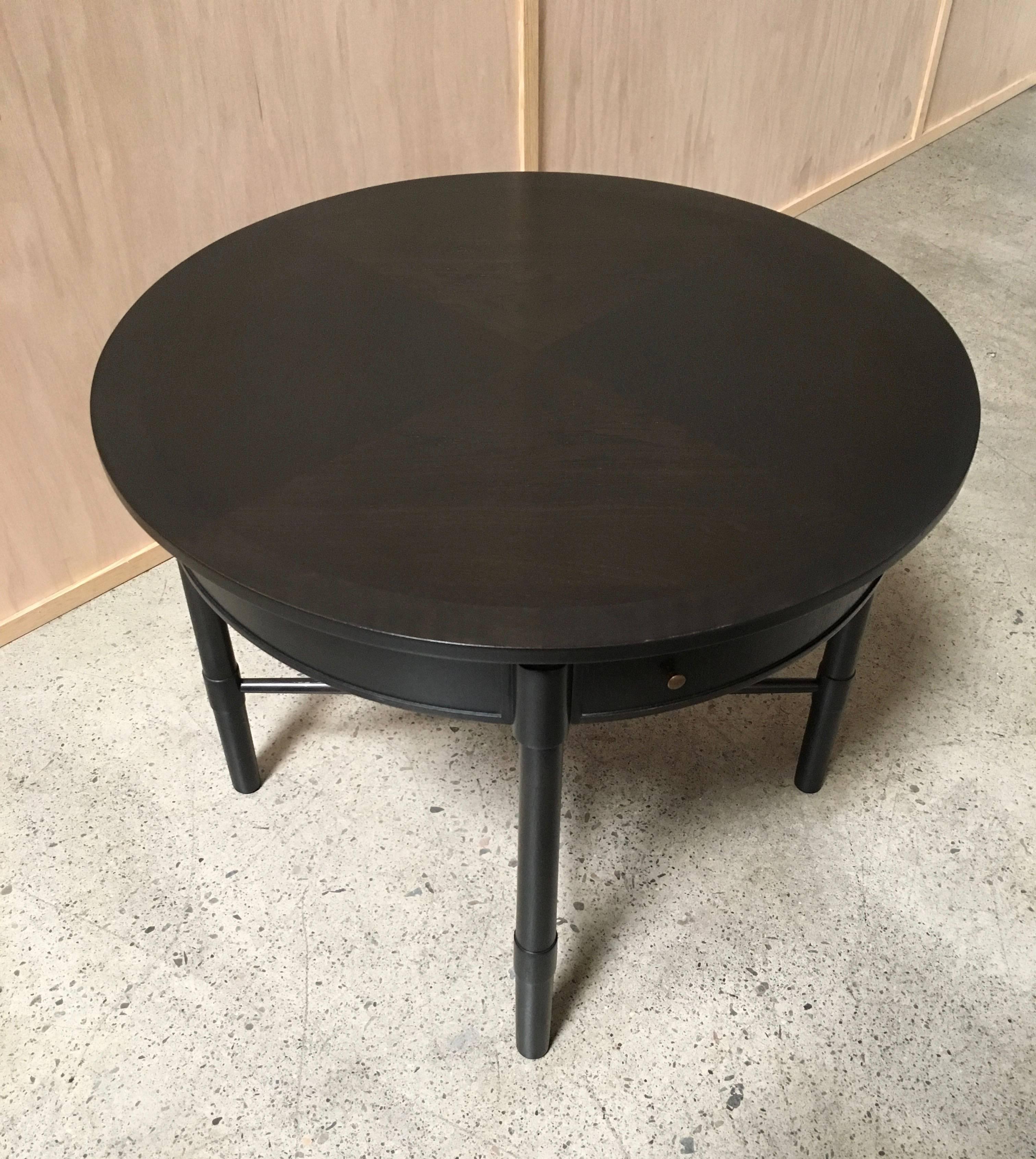 Ebonized Side Table by Johnson Furniture Company 1