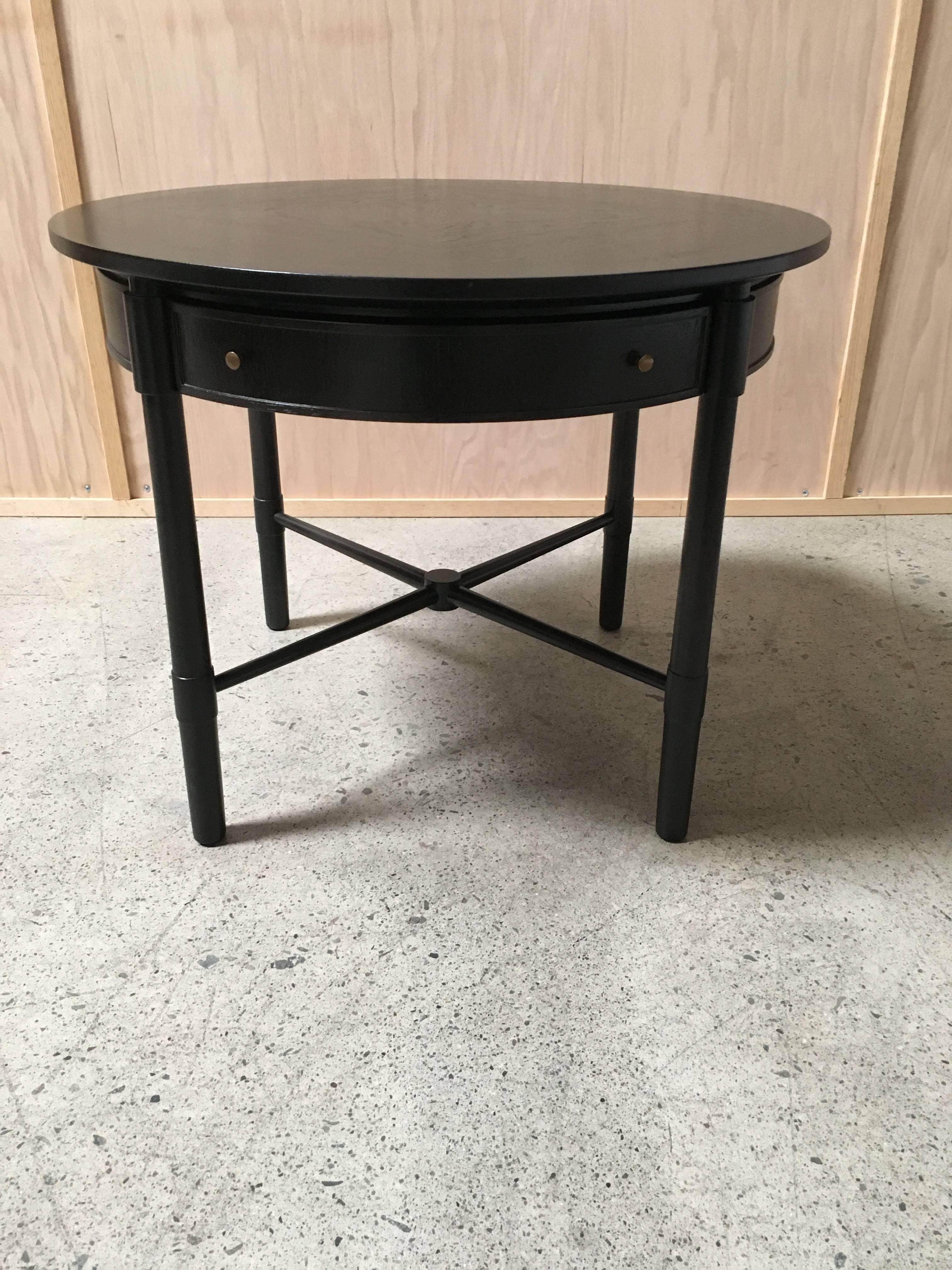 Ebonized Side Table by Johnson Furniture Company 2