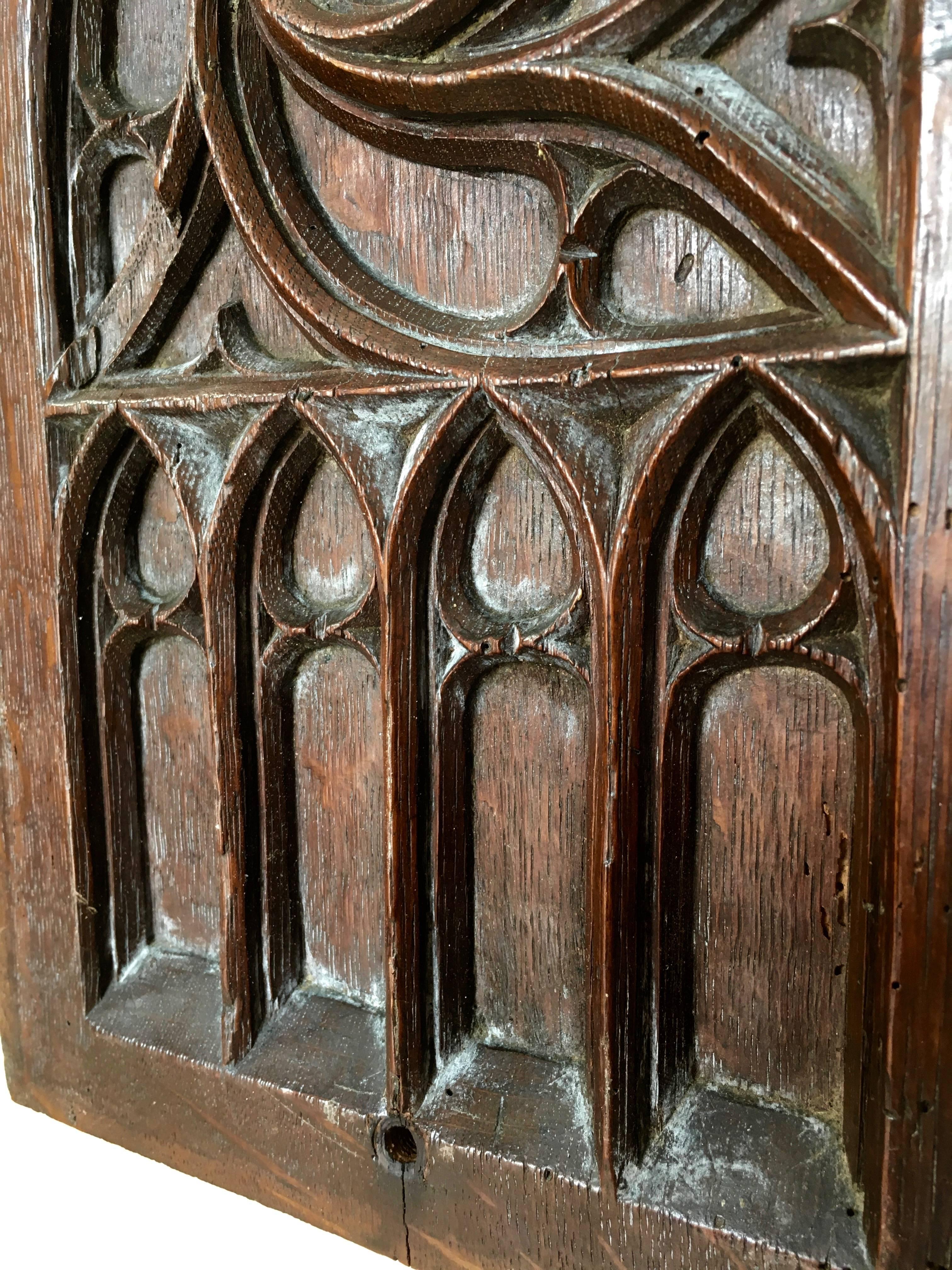 19th Century Gothic Revival Decorative Panel 2