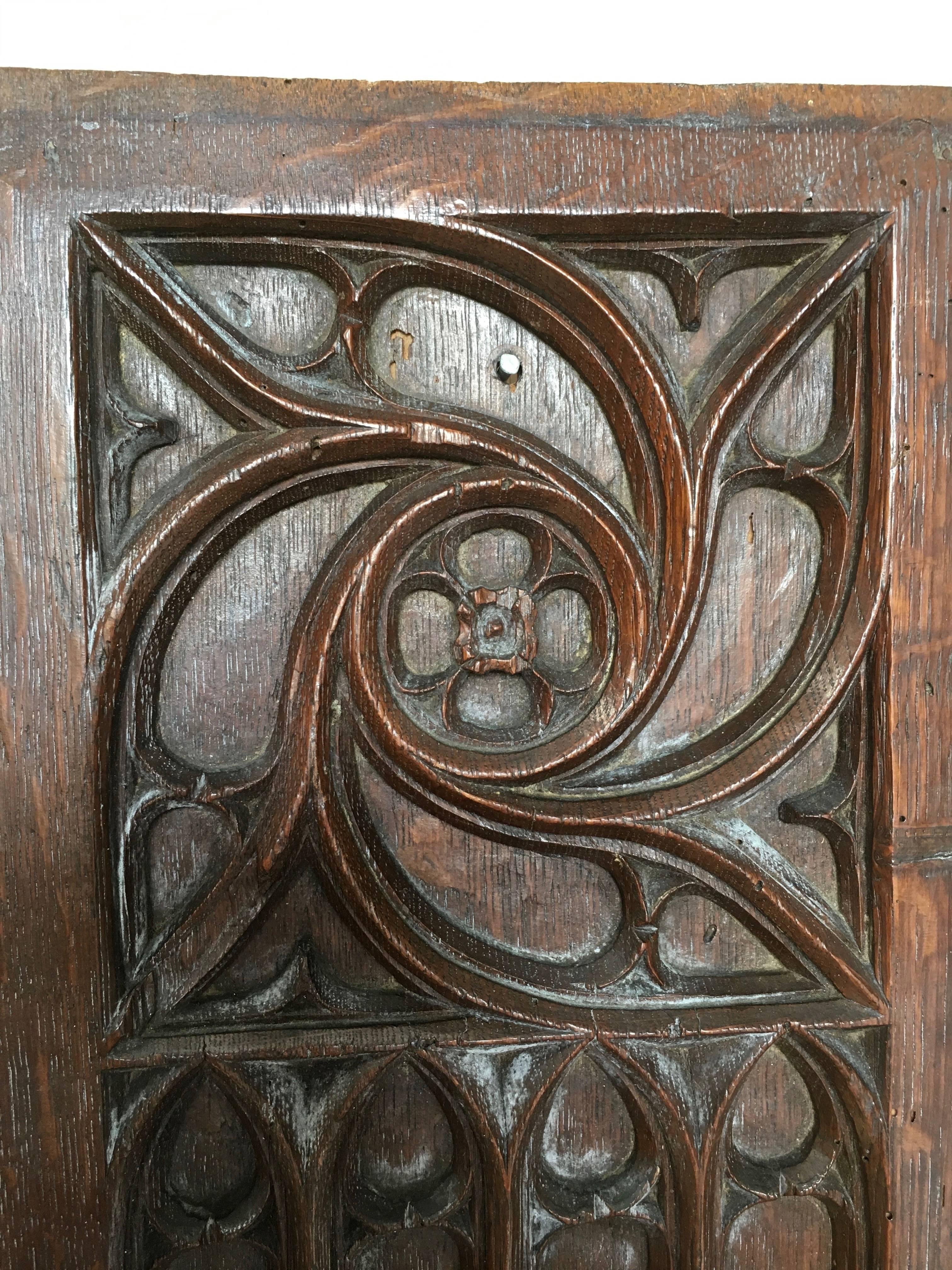 19th Century Gothic Revival Decorative Panel 3
