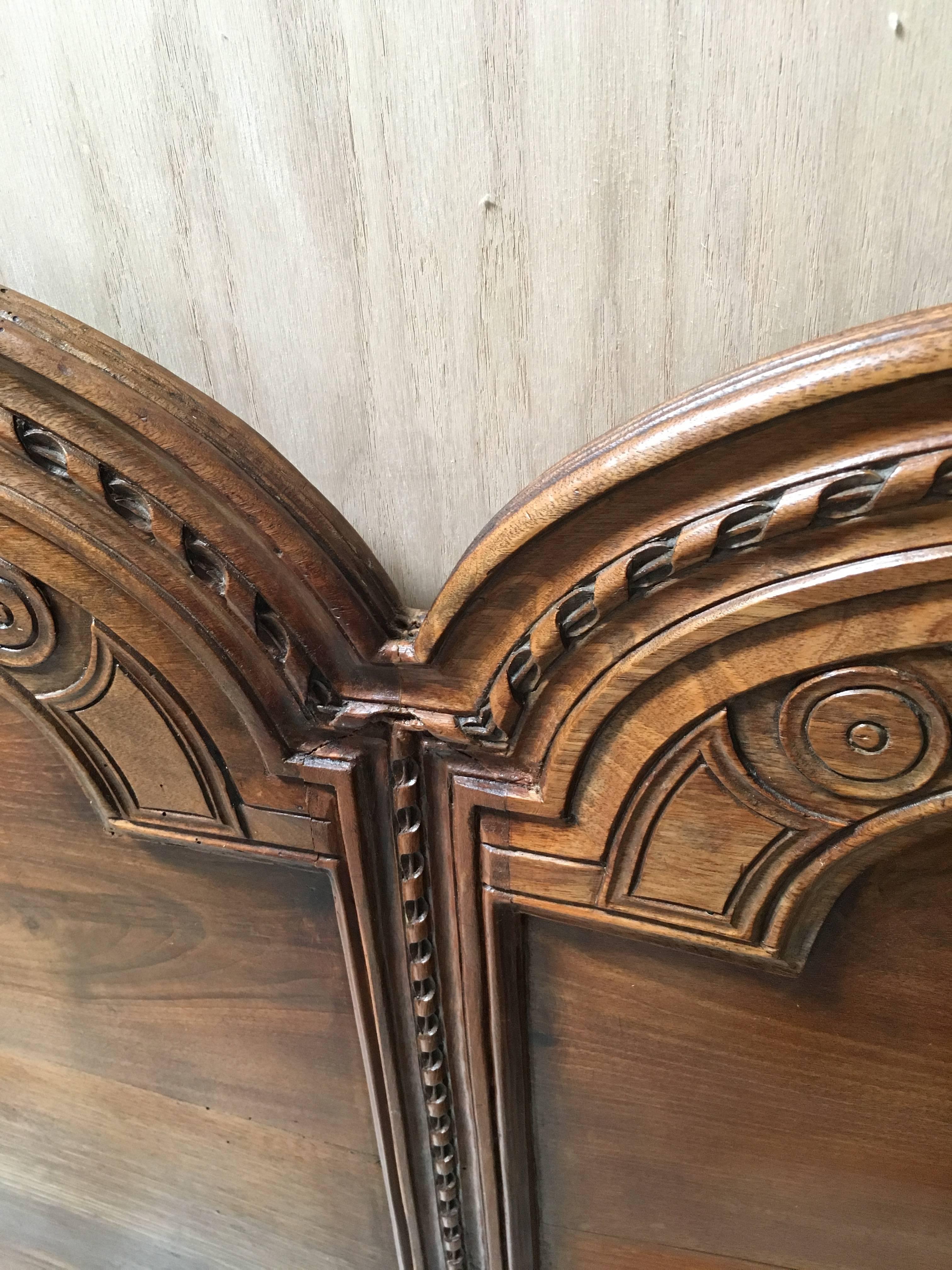 18th Century and Earlier 18th Century Louis XVI King-Size Headboard