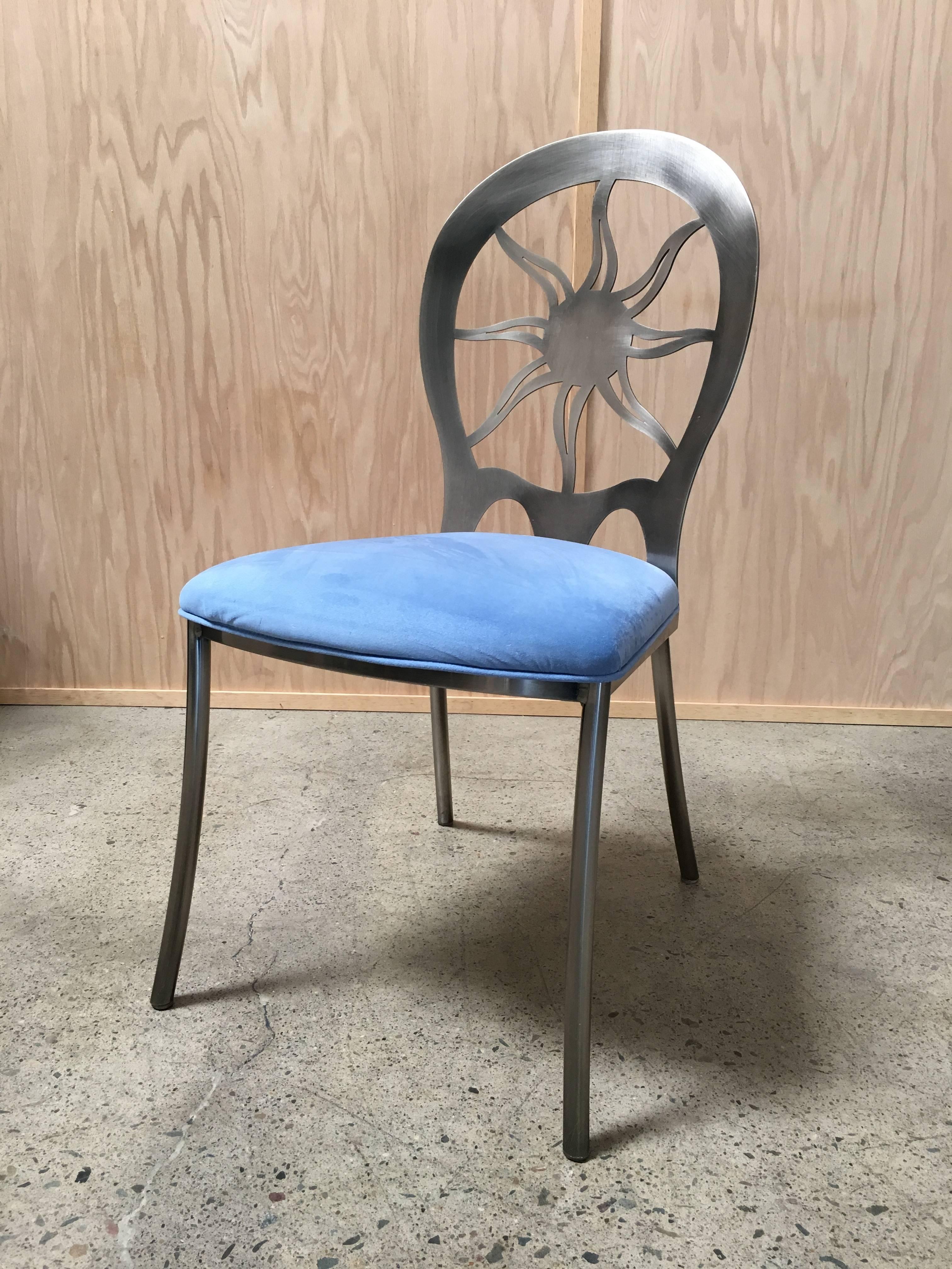 Design Institute of America Set of Six Dining Chairs In Good Condition In Denton, TX