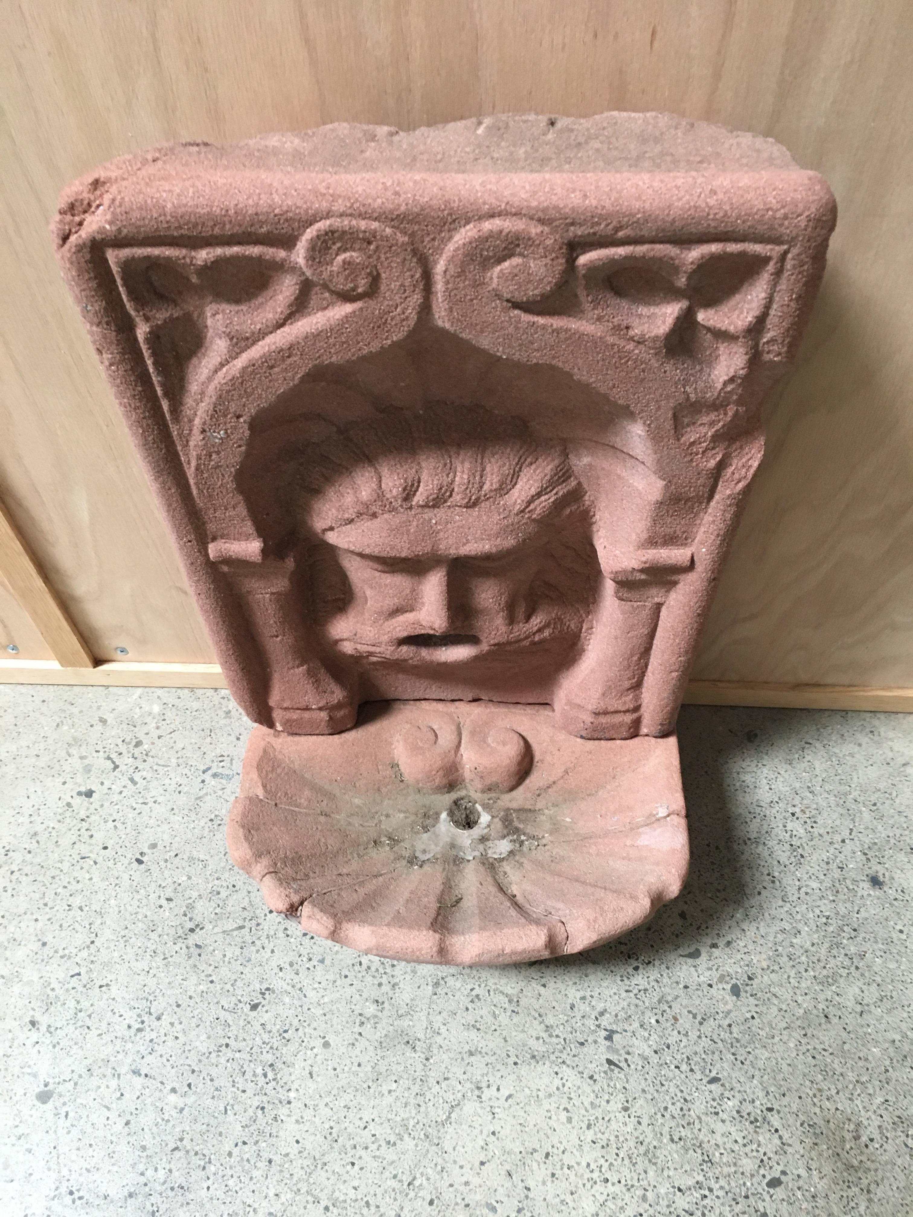 French 18th Century Gothic Revival Stone Fountain