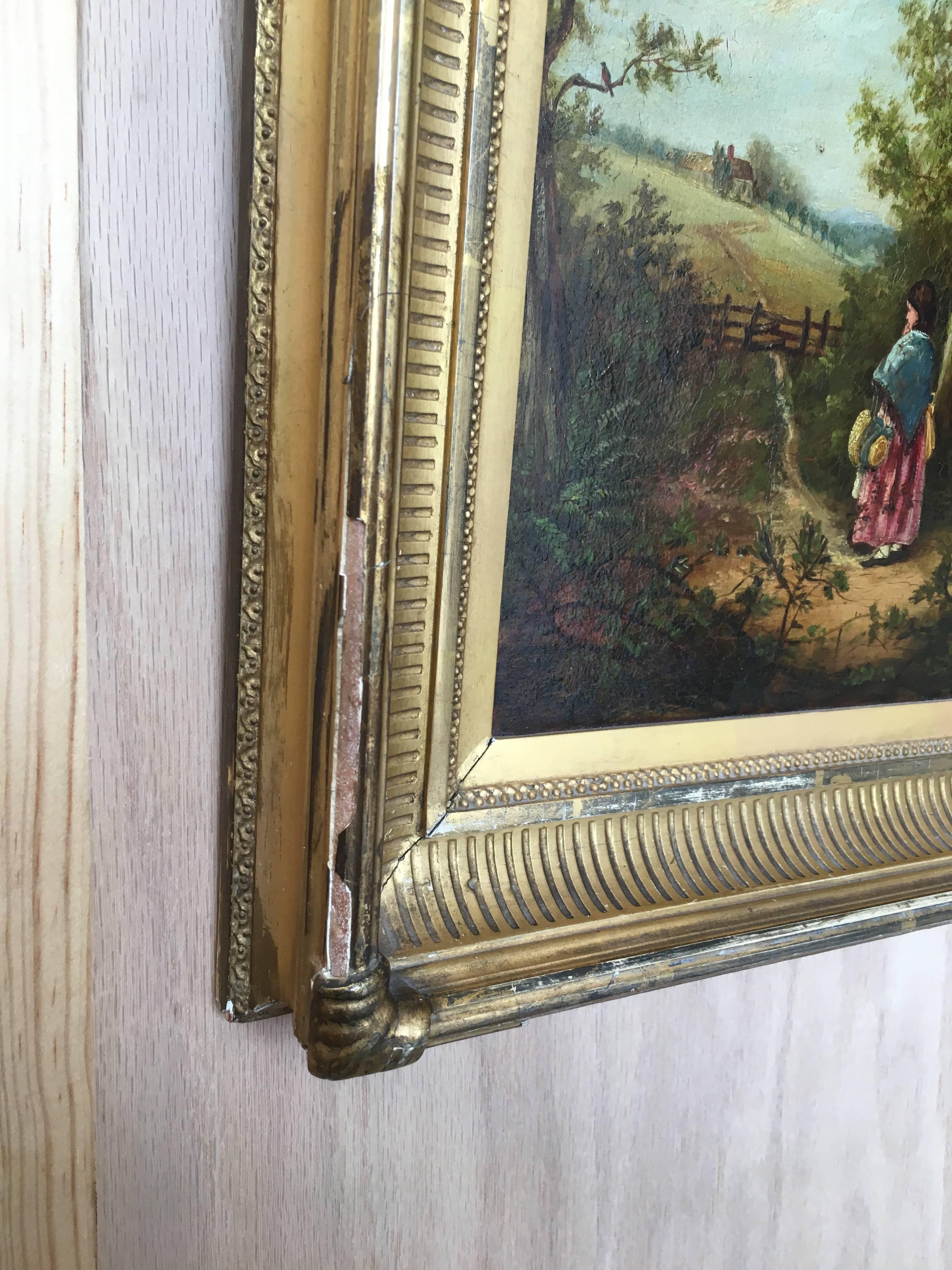 Pair of 19th Century, French Paintings 2