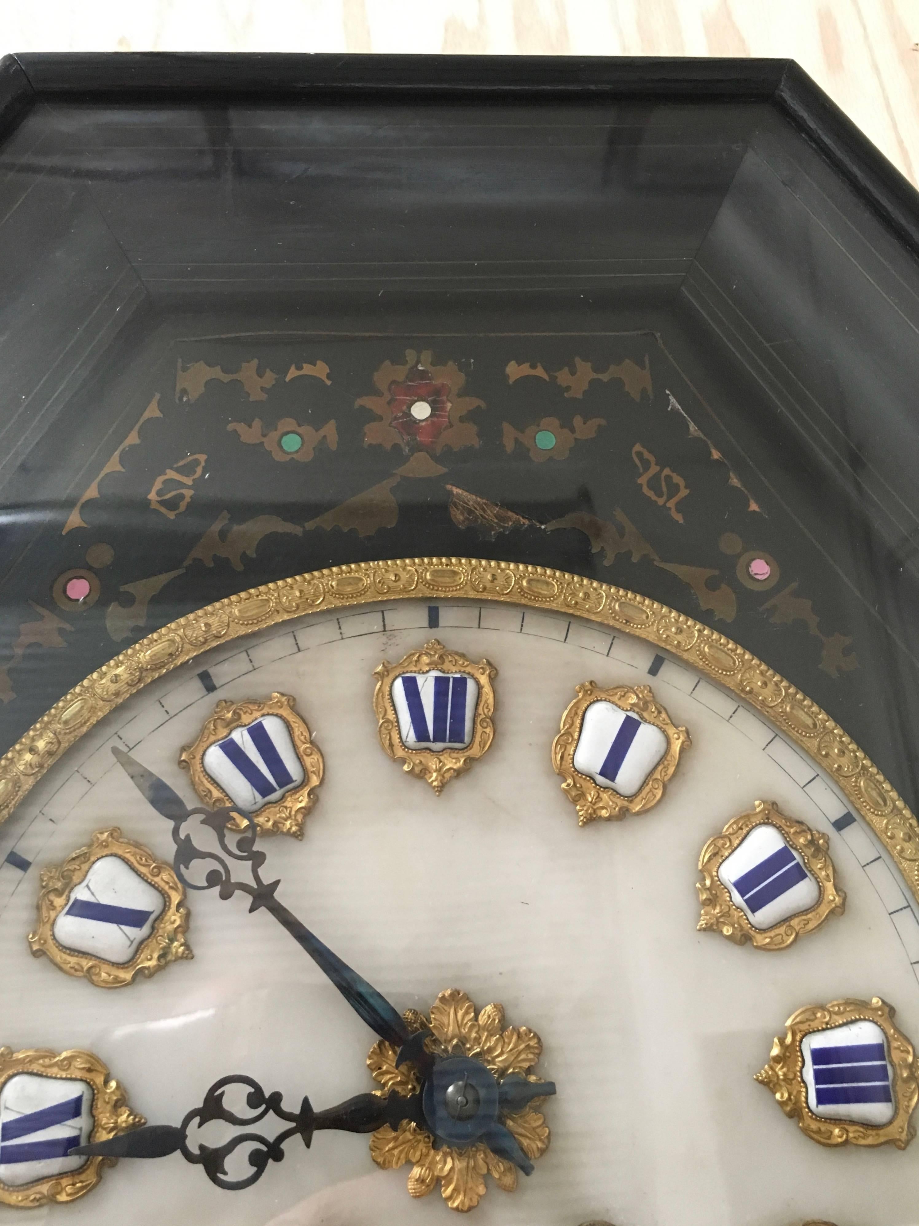 Napoleon III Clock and Barometer Set In Good Condition In Denton, TX