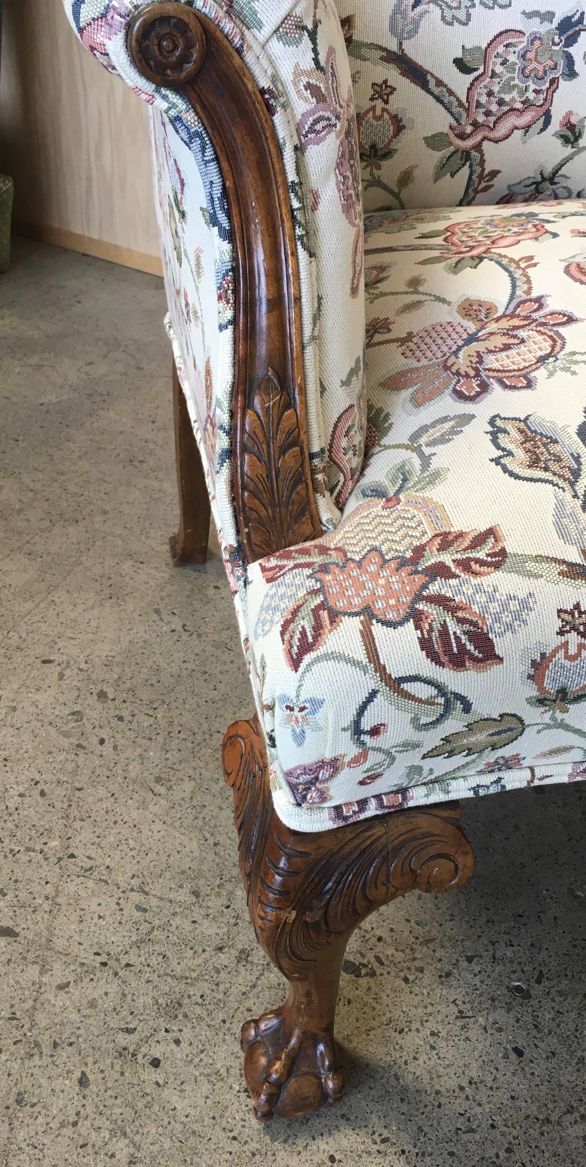 Unknown Pair of George III Style Lounge Chairs