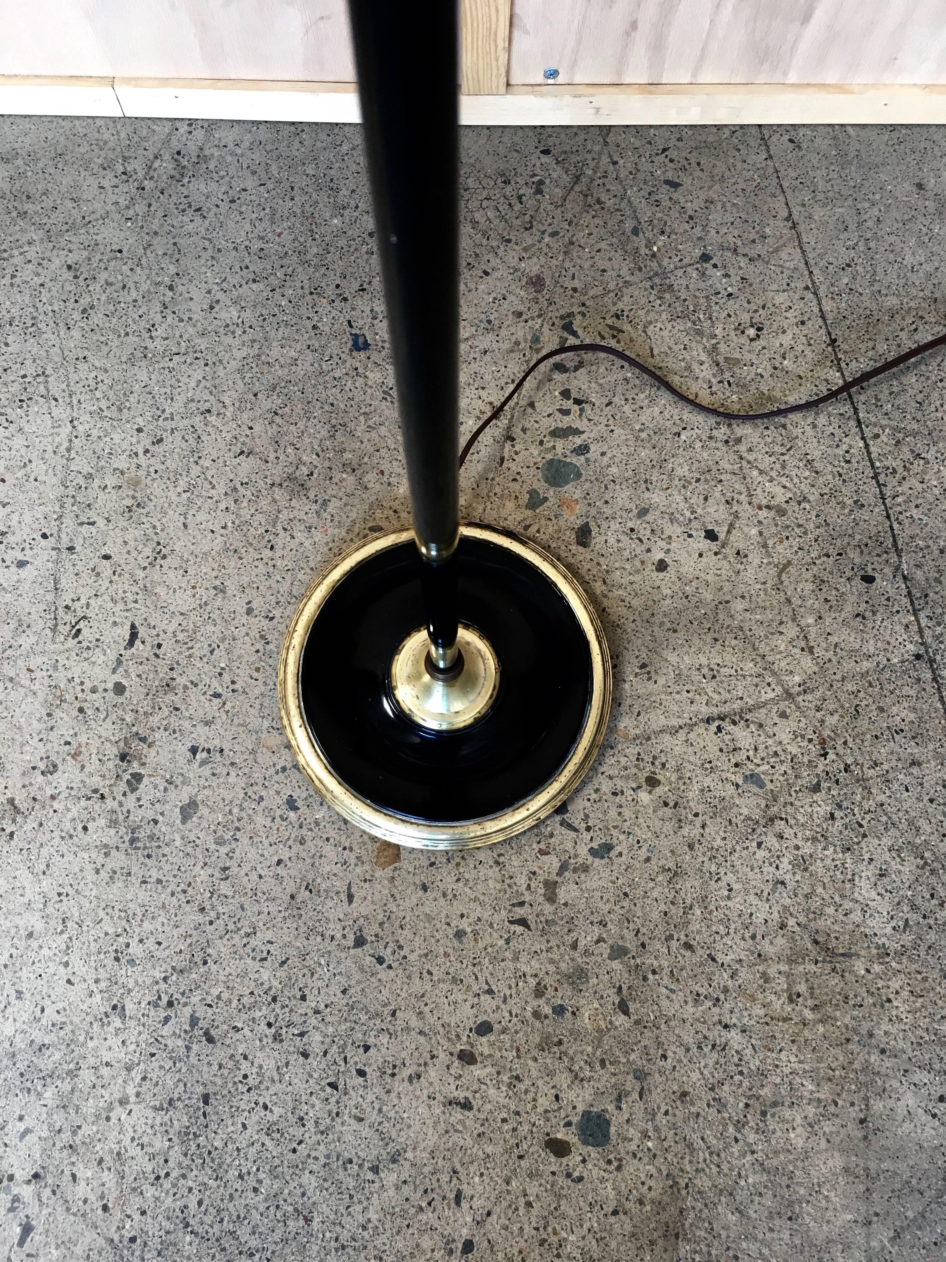 Metal 1950s French Style Floor Lamp