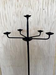 Hand-Forged Iron Candelabra