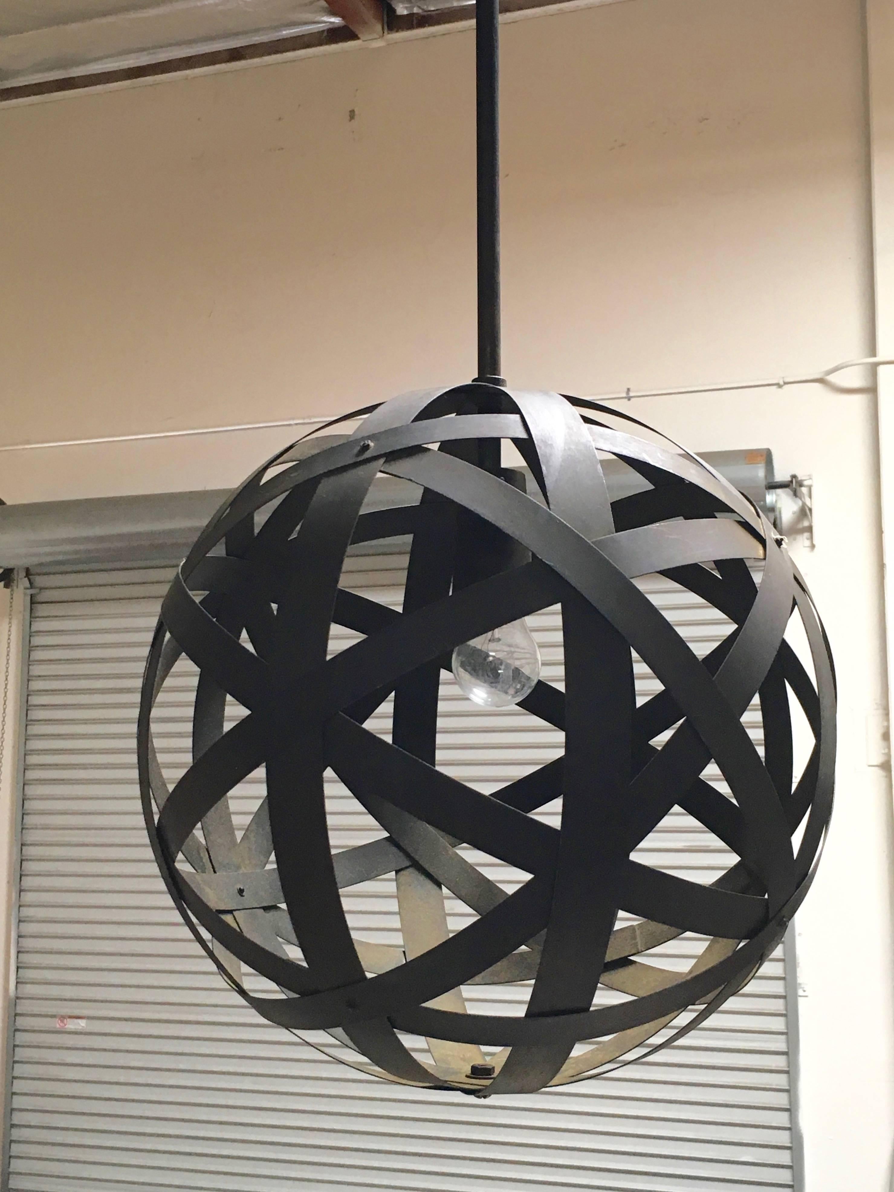metal sphere lamp