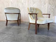 Pair of "Janus" Chairs by Edward Wormley for Dunbar