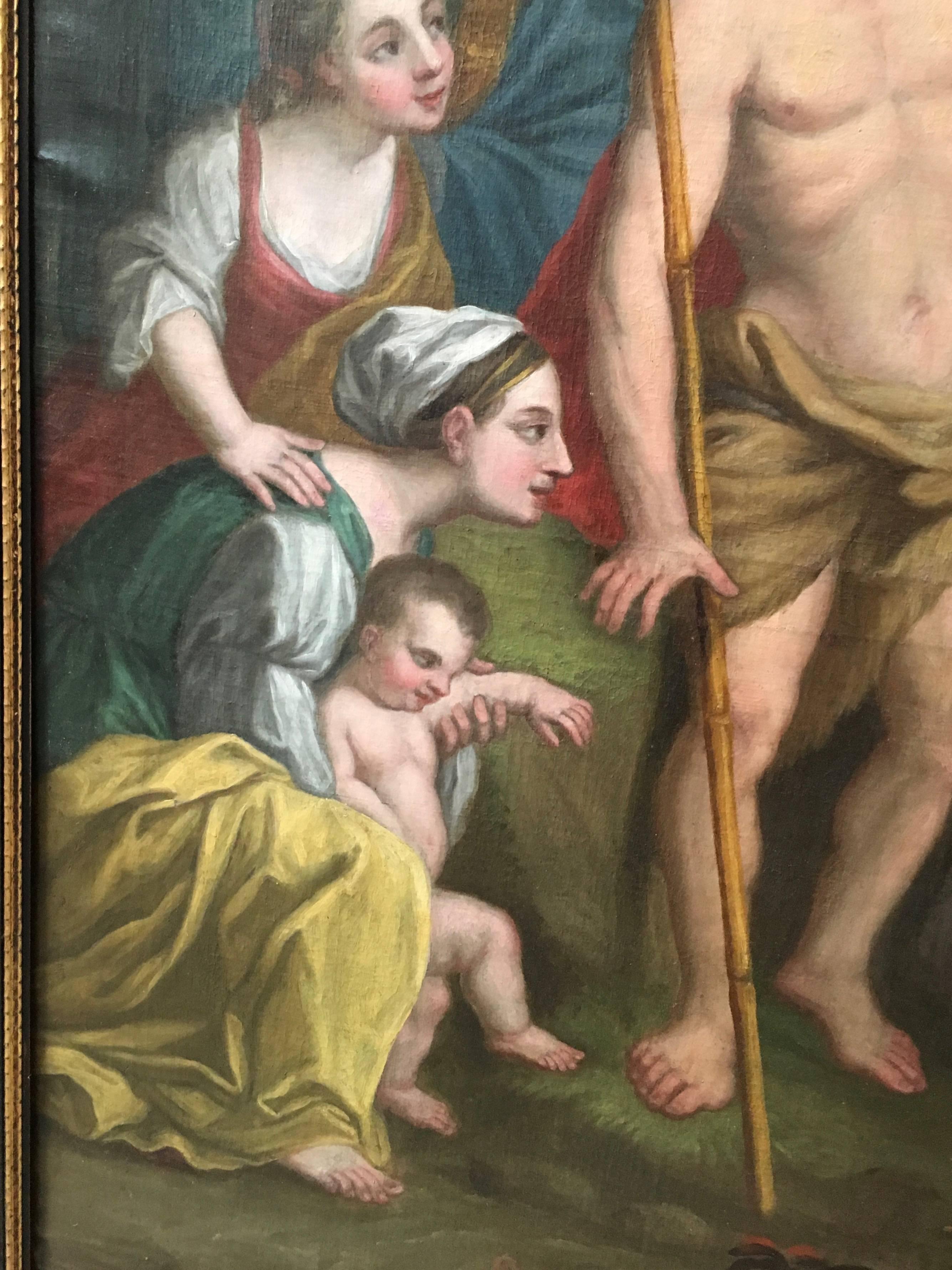 European 18th Century Painting of St. Raymond Nonnatus MOVING SALE!