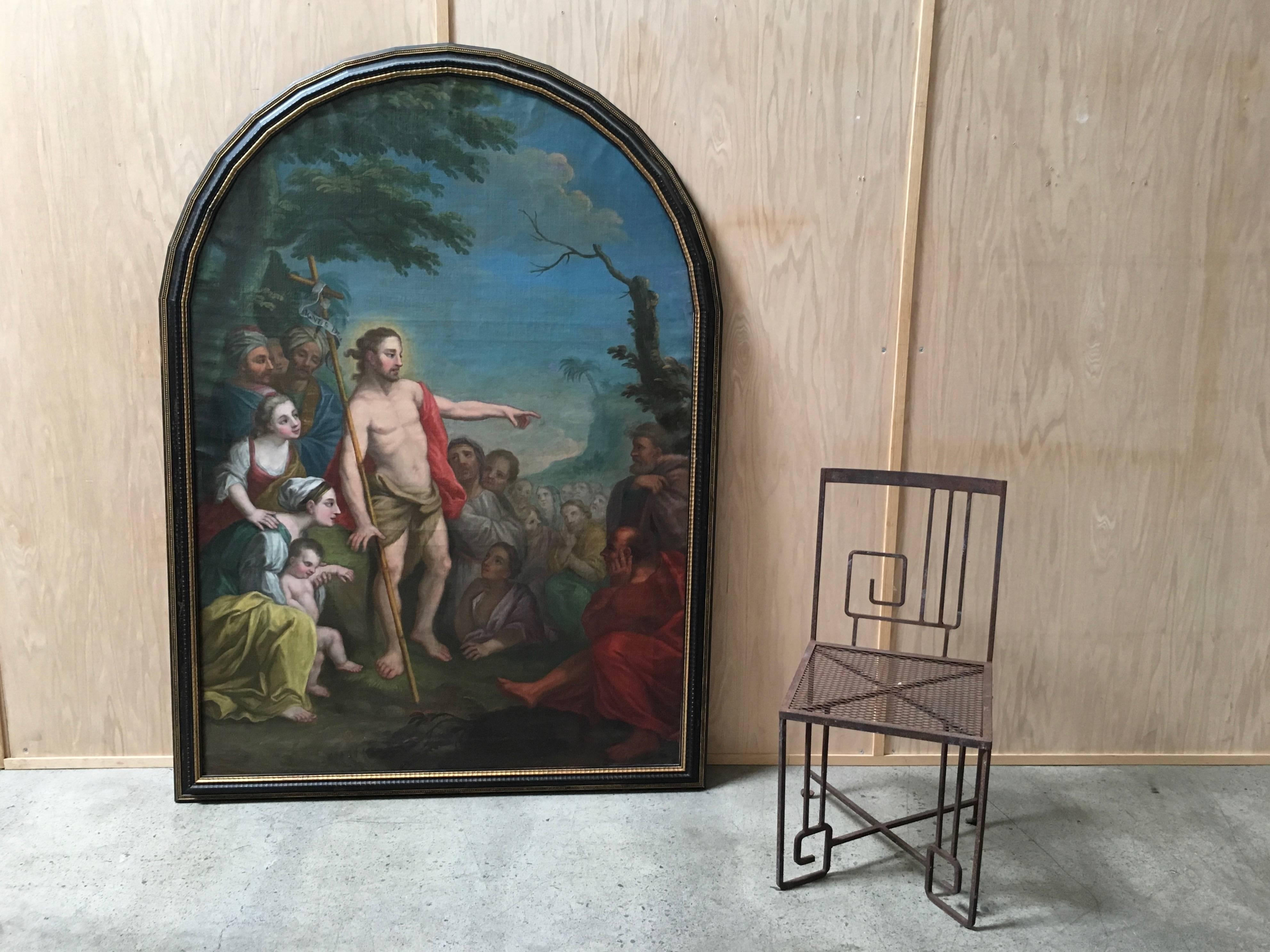 18th Century Painting of St. Raymond Nonnatus MOVING SALE! In Good Condition In Denton, TX