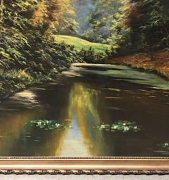 Massive Oil on Canvas Painting Signed M.Van Molle