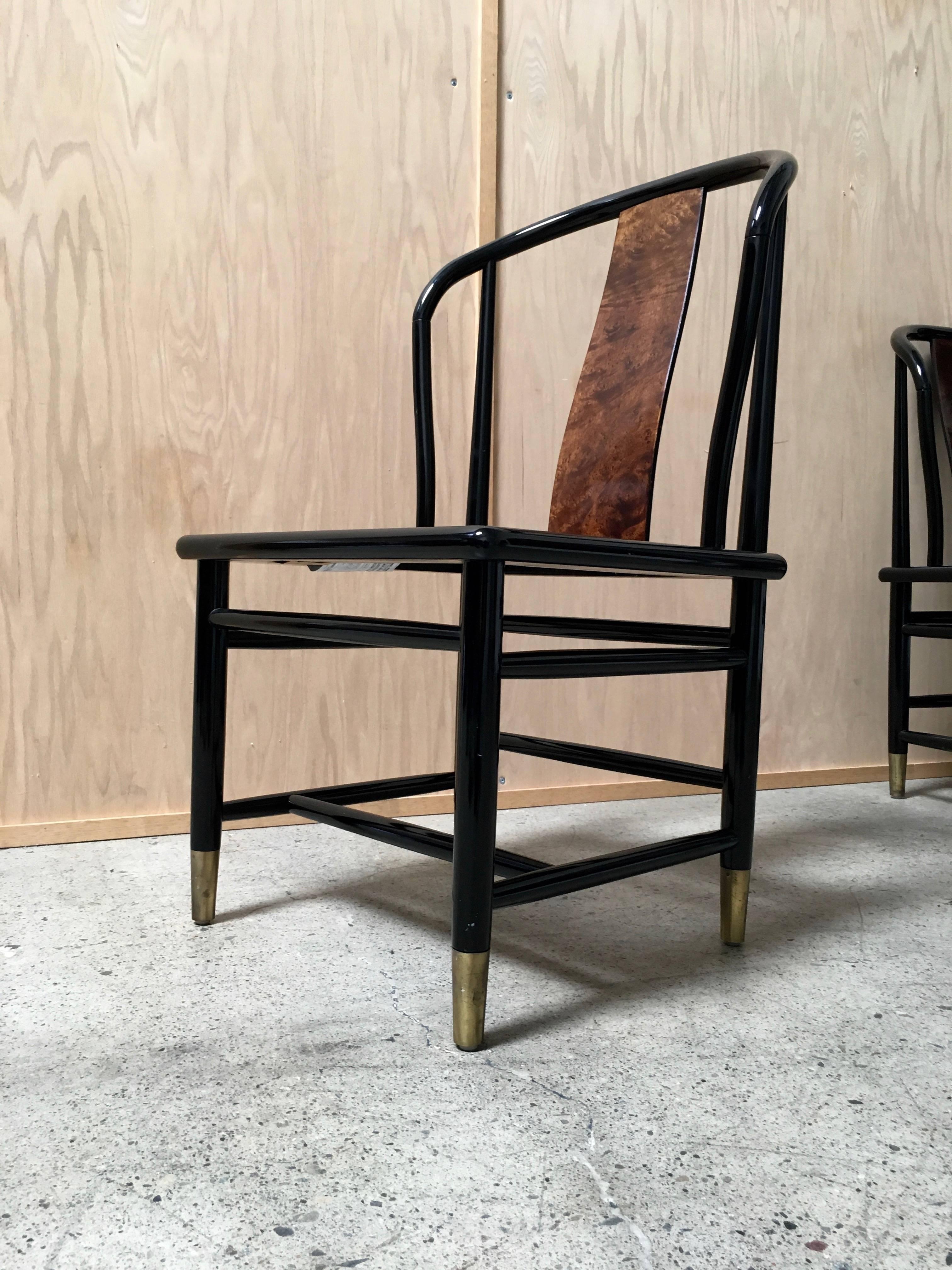 Set of Six Henredon Dining Chairs In Good Condition In Denton, TX