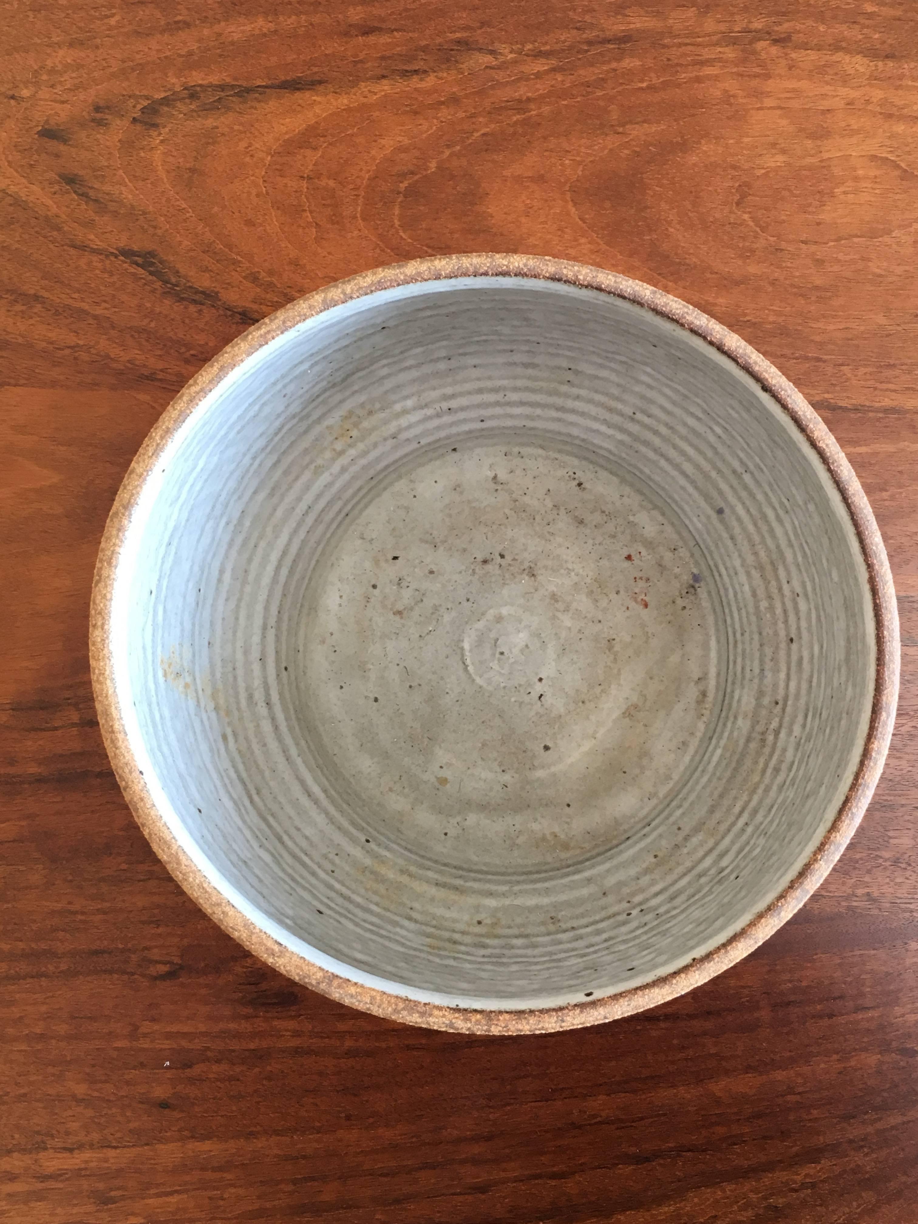 20th century, stoneware bowl by Brent Bennett.