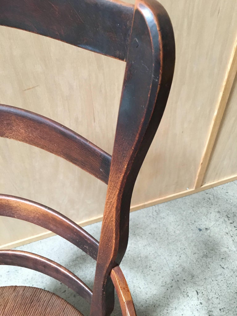 Rustic Country French Fireside Chair at 1stDibs