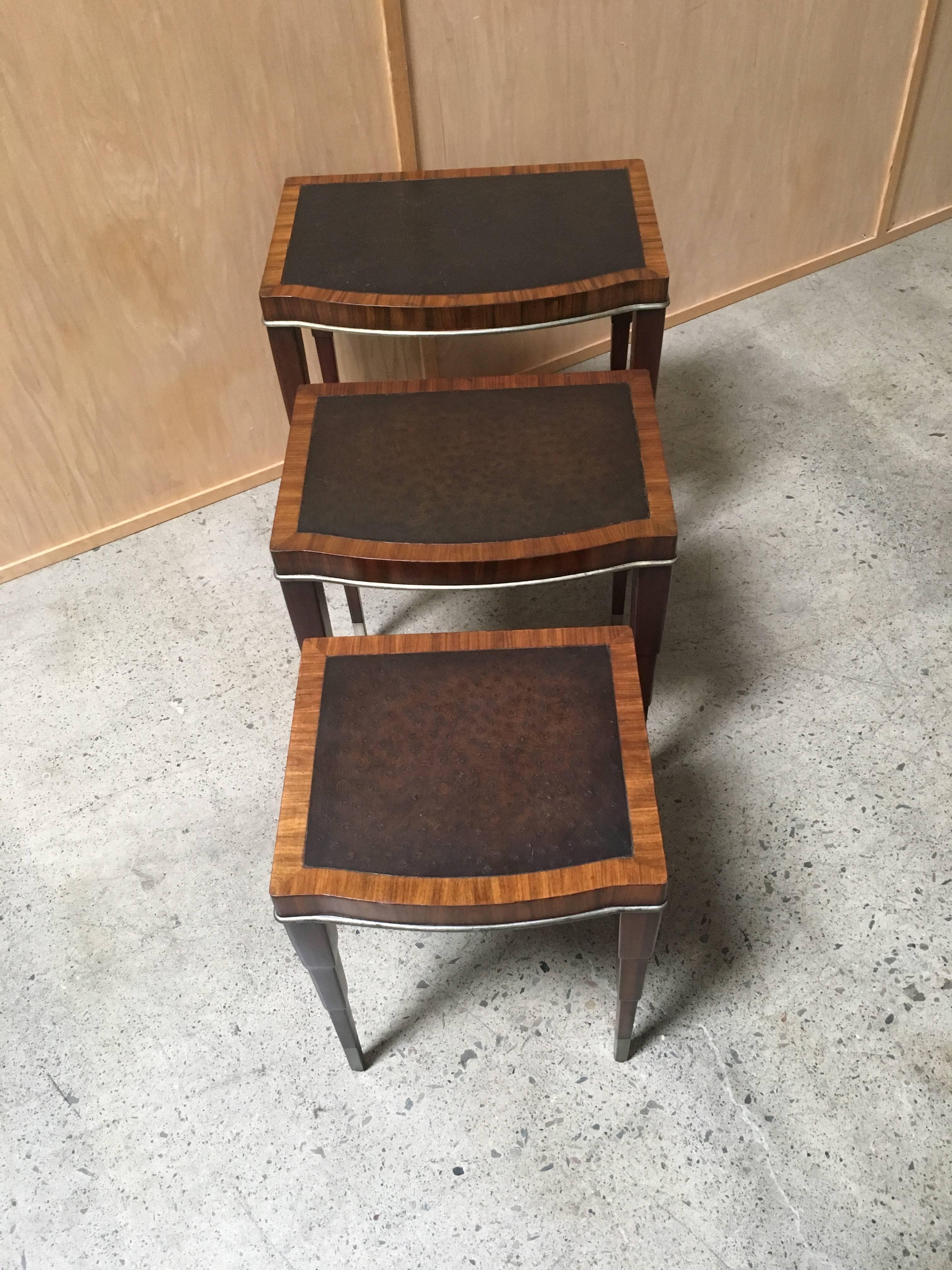 Modernist Nest of Tables In Good Condition In Denton, TX