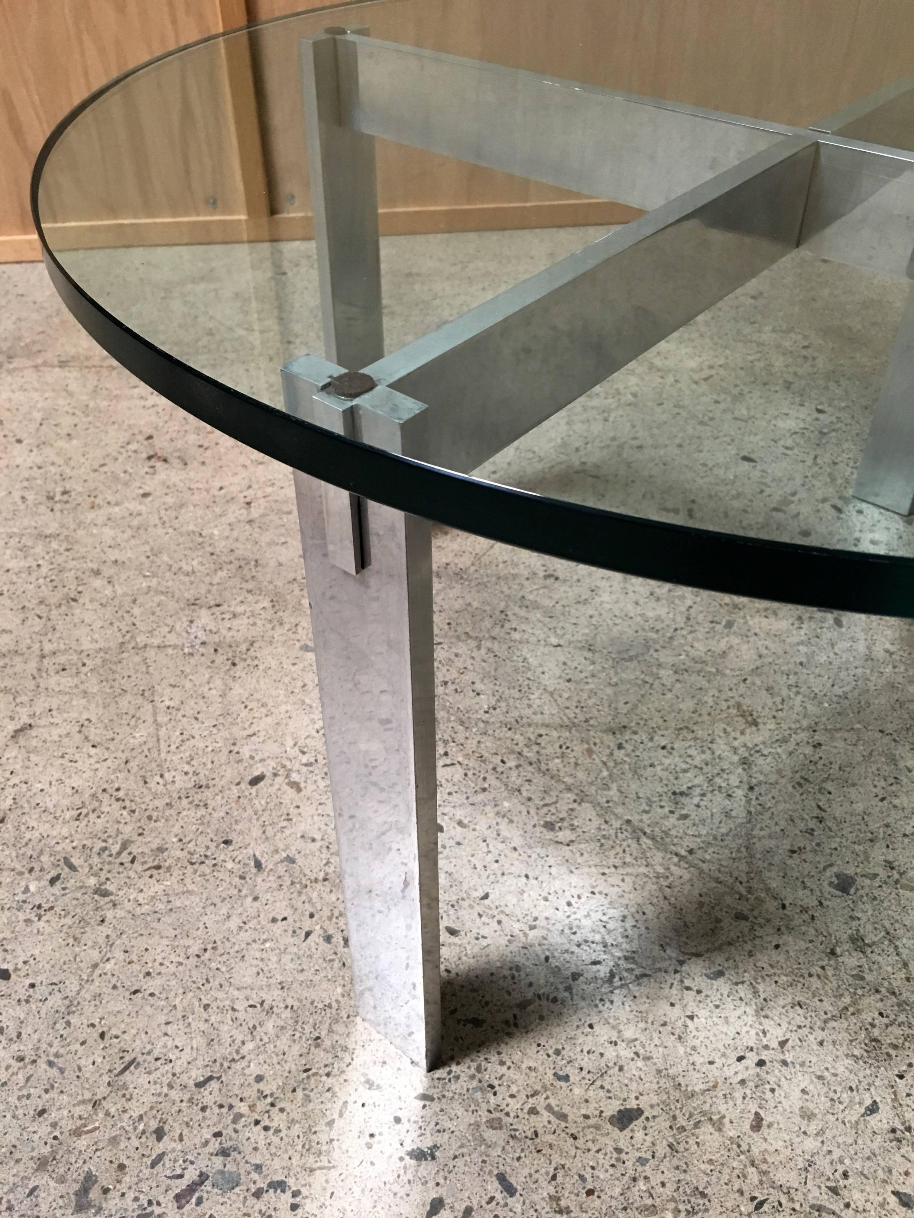 Mid-Century Modern Table d'appoint à base en forme de X Paul Mayen pour Habitat en vente