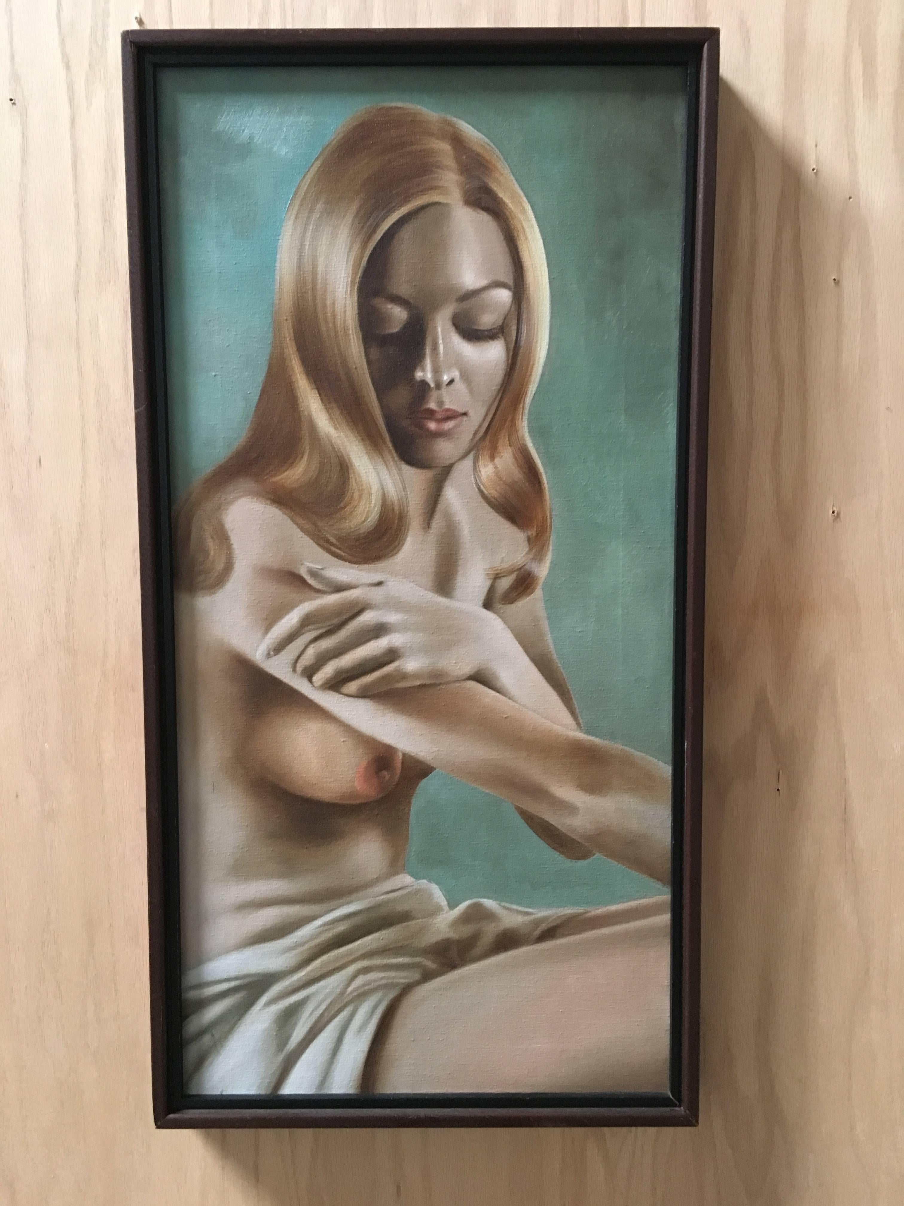 Canvas Nude Oil Painting by Lynn Lupetti