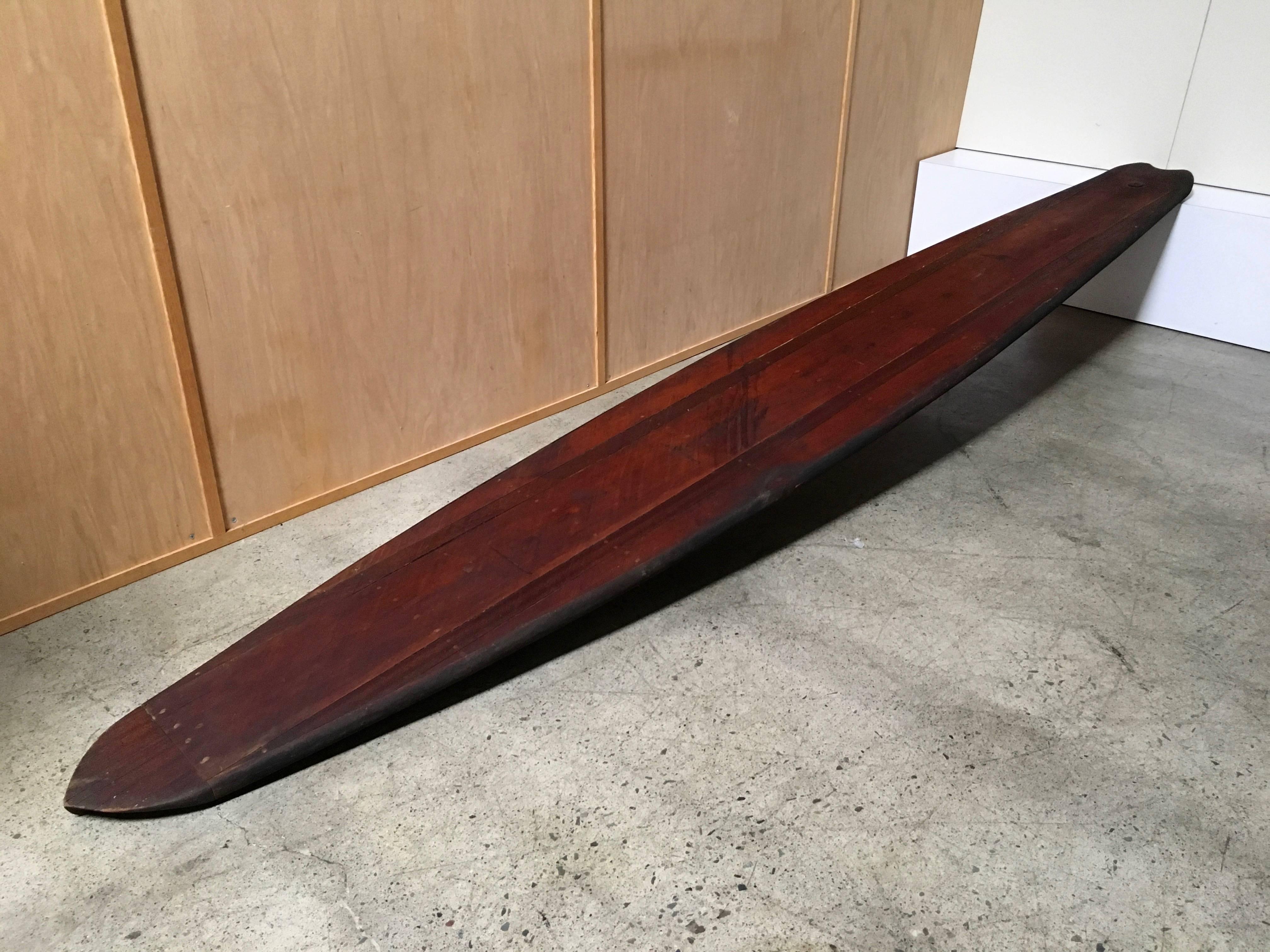 American 1930s Paddleboard, Surfboard, Longboard