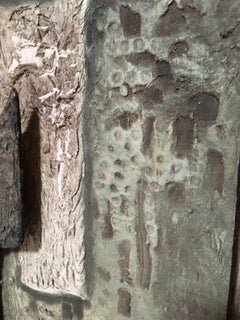 Brutalist Abstract High Relief Panel by Laurent Jimenez Balaguer