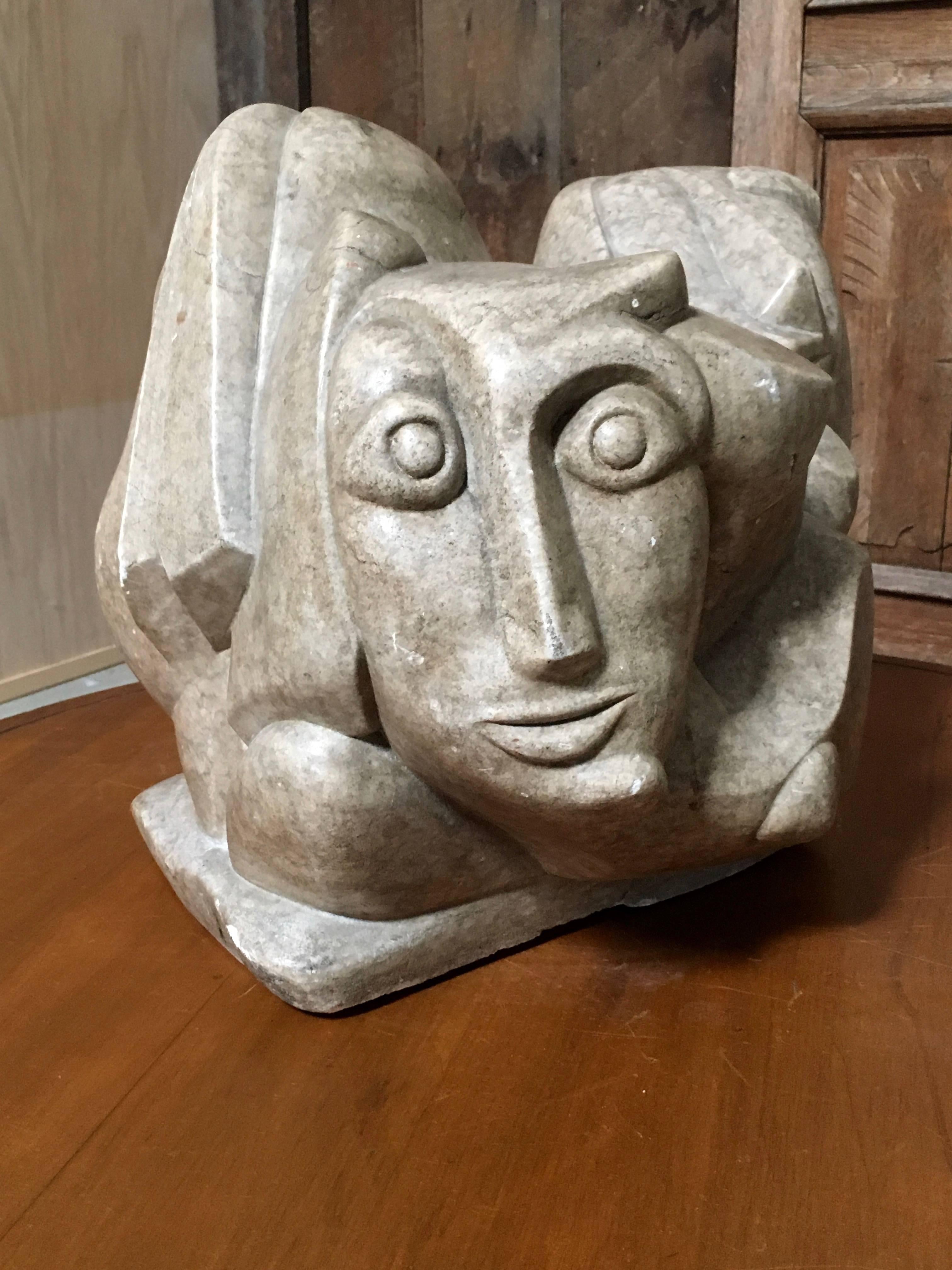 20th Century Abstract Marble Sculpture For Sale 1