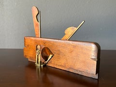 Antique double Blade Wood moulding Plane