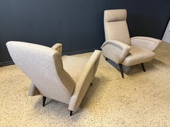 Fauteuils de salon italiens au design sculptural