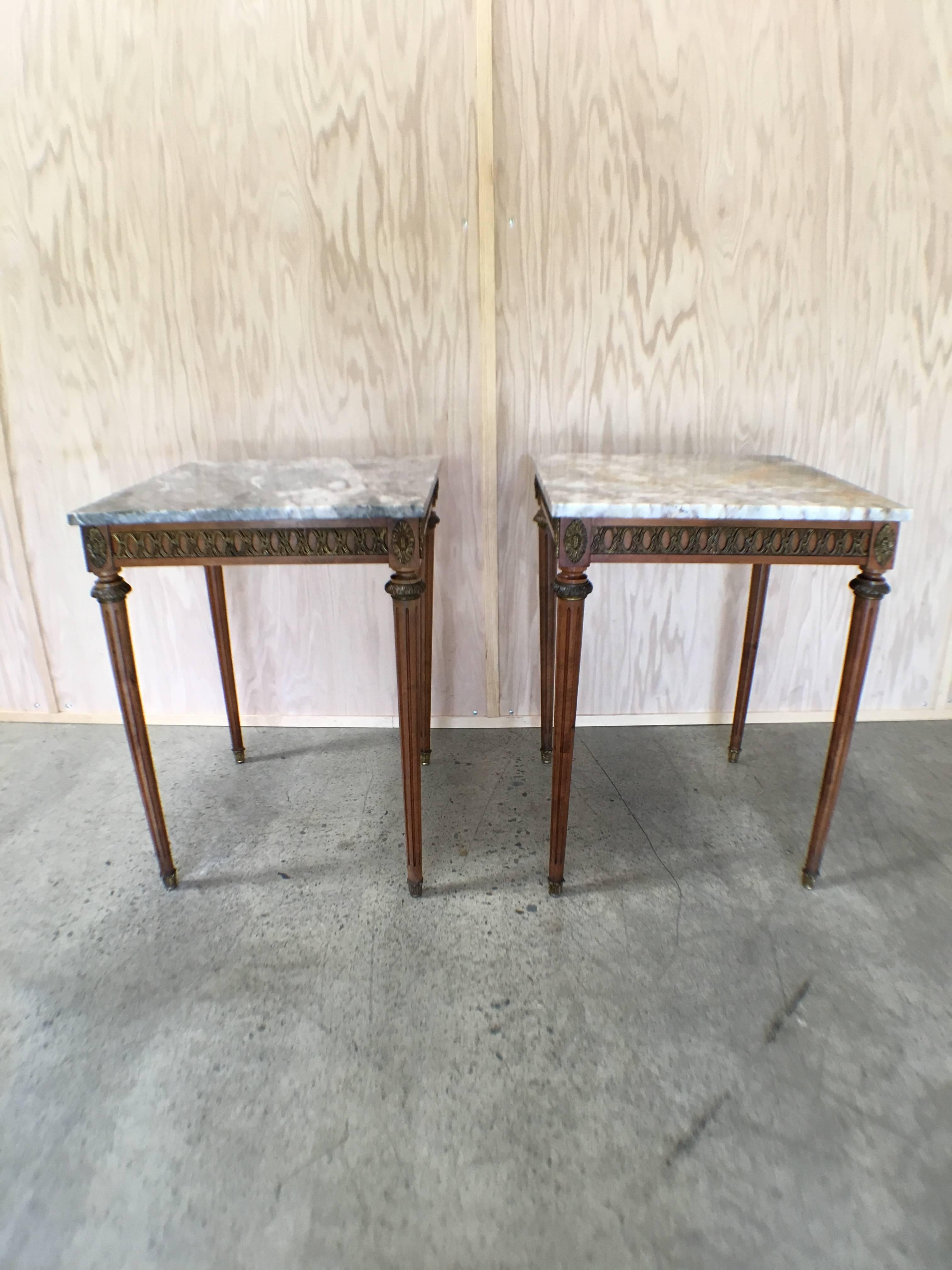 Neoclassical Pair of Louis XVI Style Tables