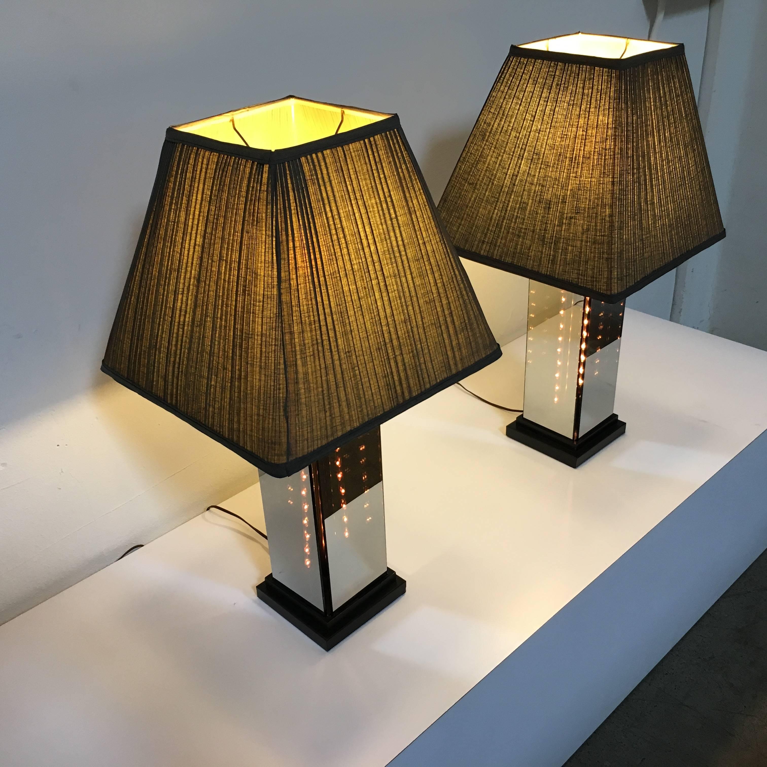 20th Century Pair of 1970s Table Lamps by Liteline