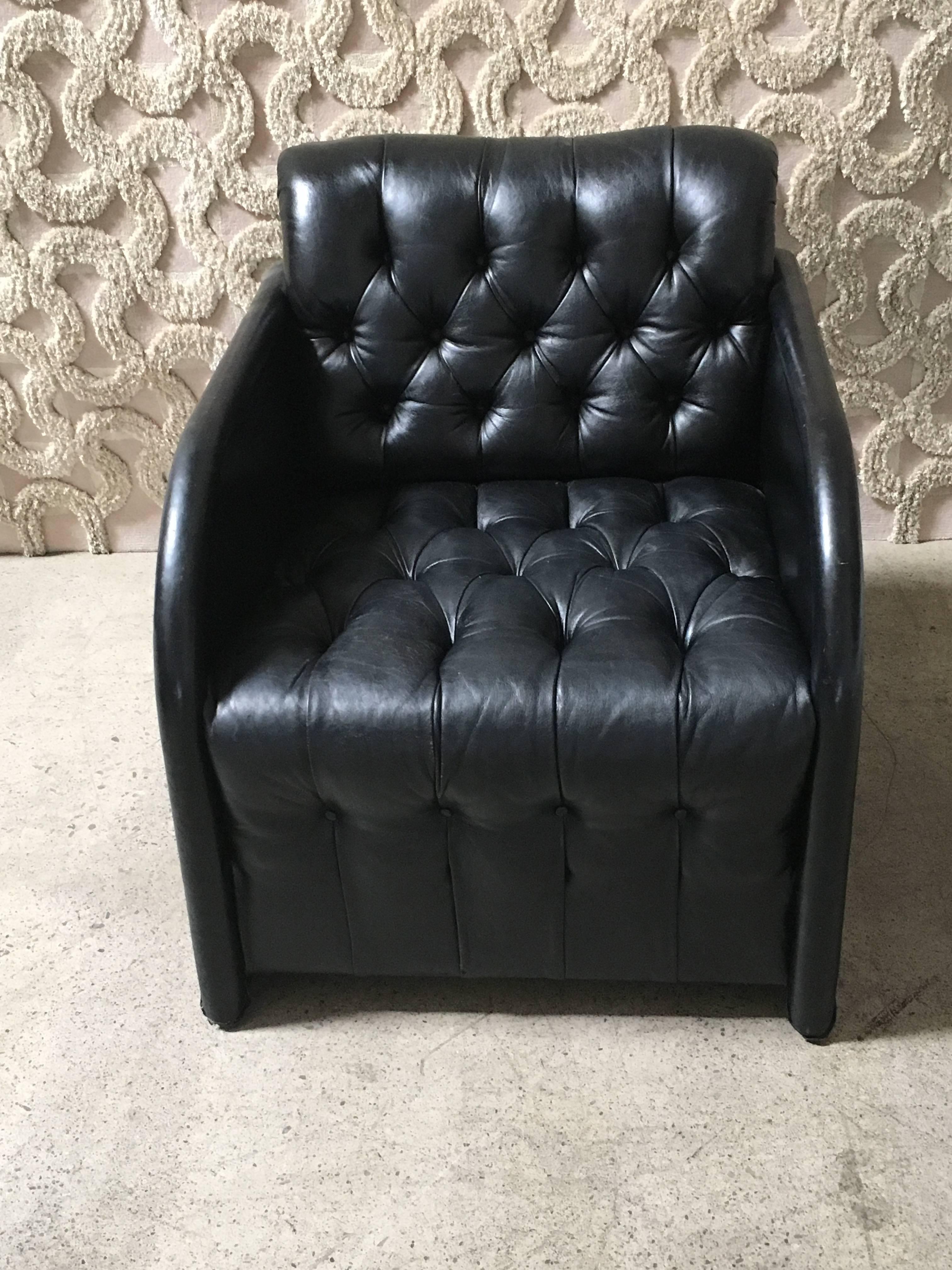Modernist Leather Club Chair 2