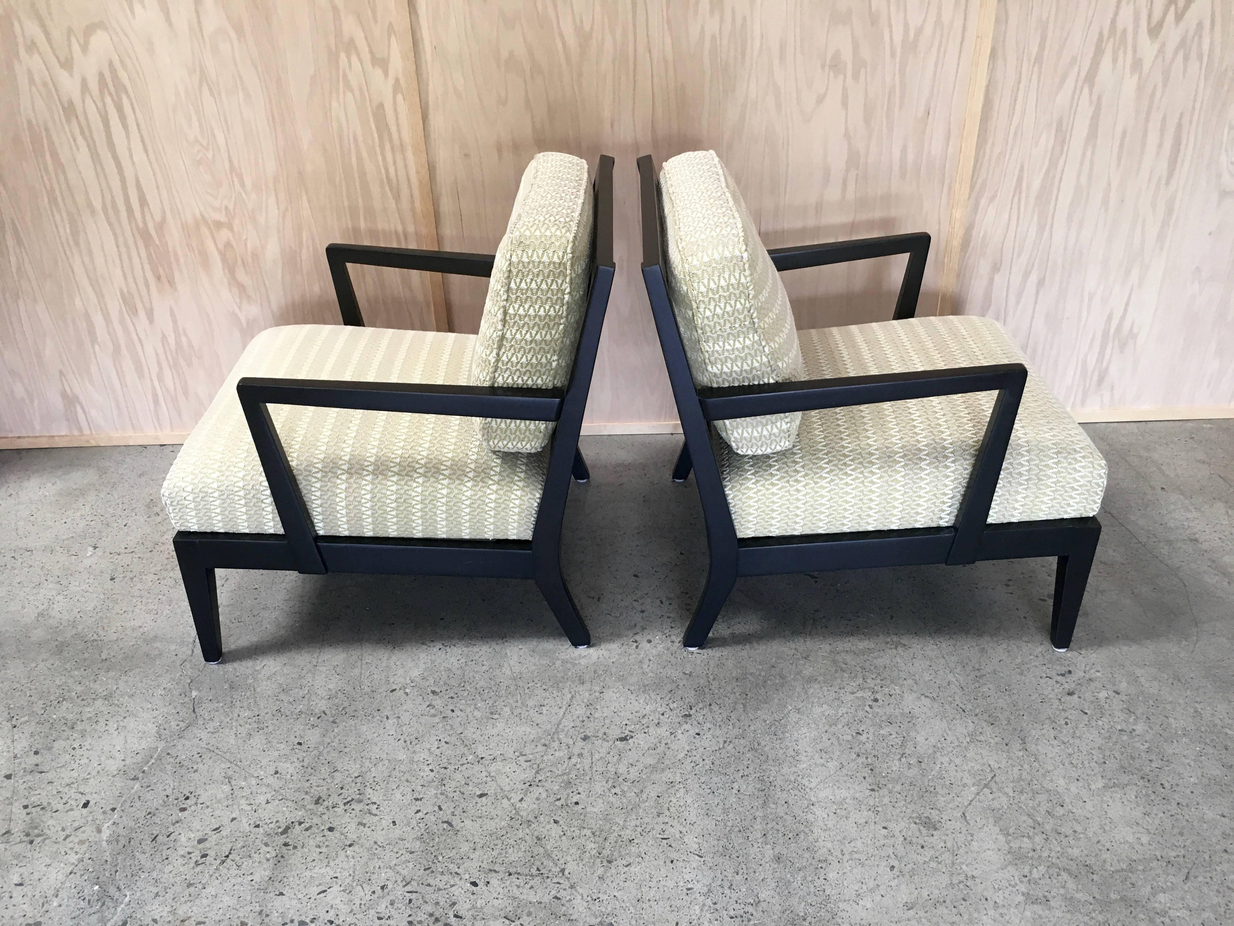 Very Much in the Style of Bill Haines Pair of Lounge Chairs In Good Condition In Denton, TX