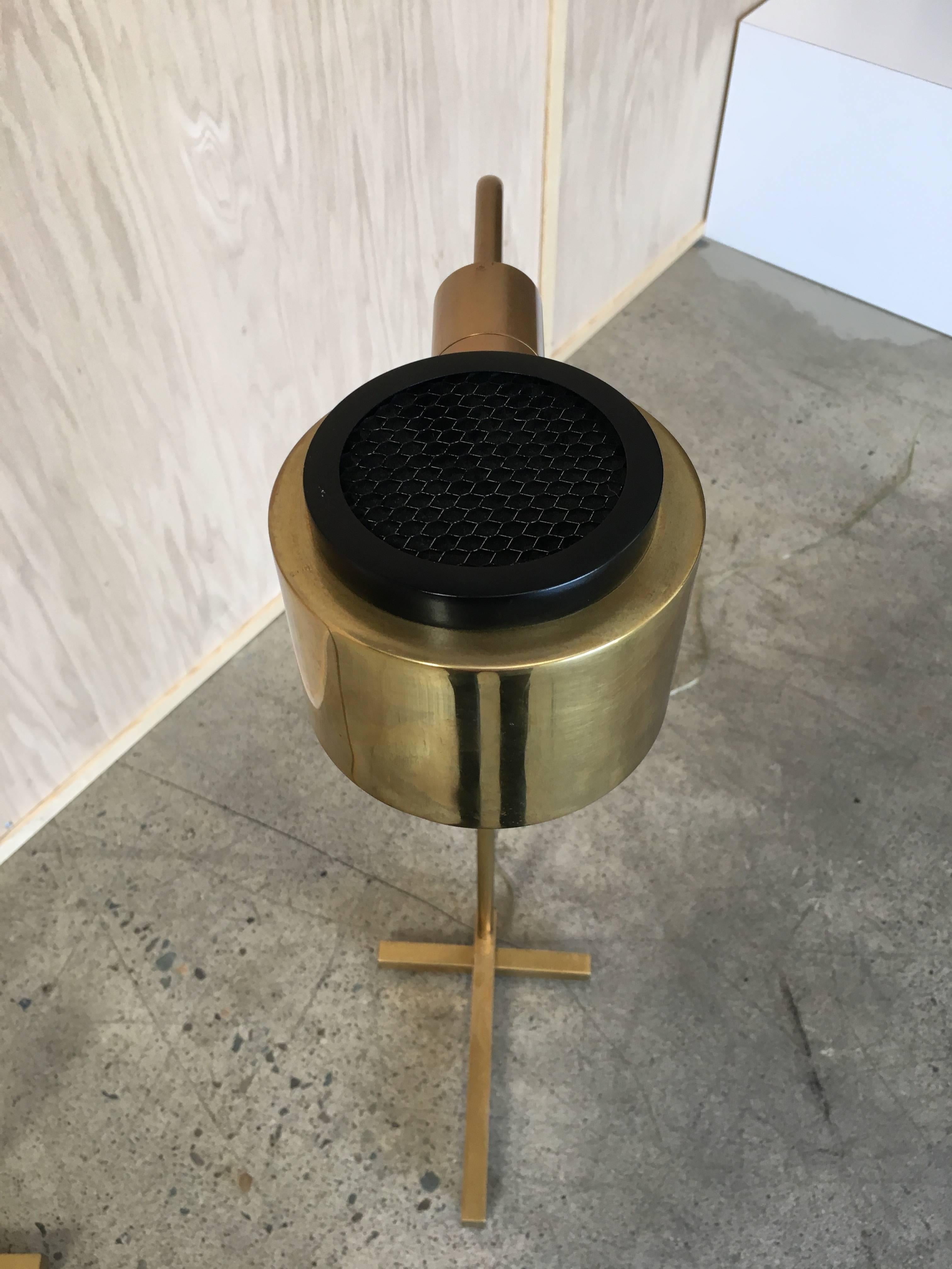  Casella Brass Adjustable Floor Lamp 2
