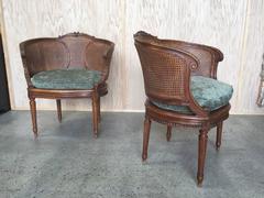 Louis XVI Style Double Cane Chairs