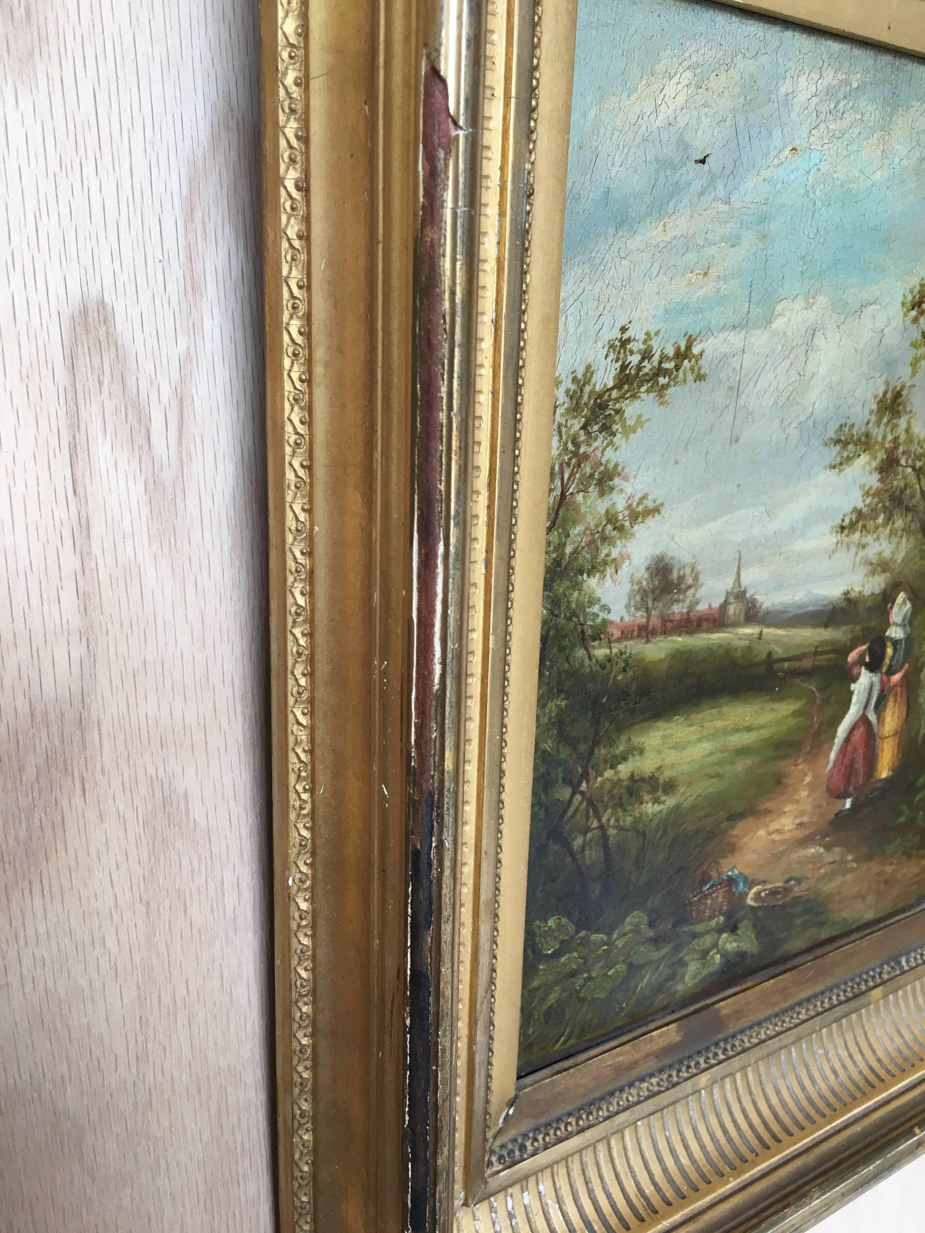 Pair of 19th Century, French Paintings 6