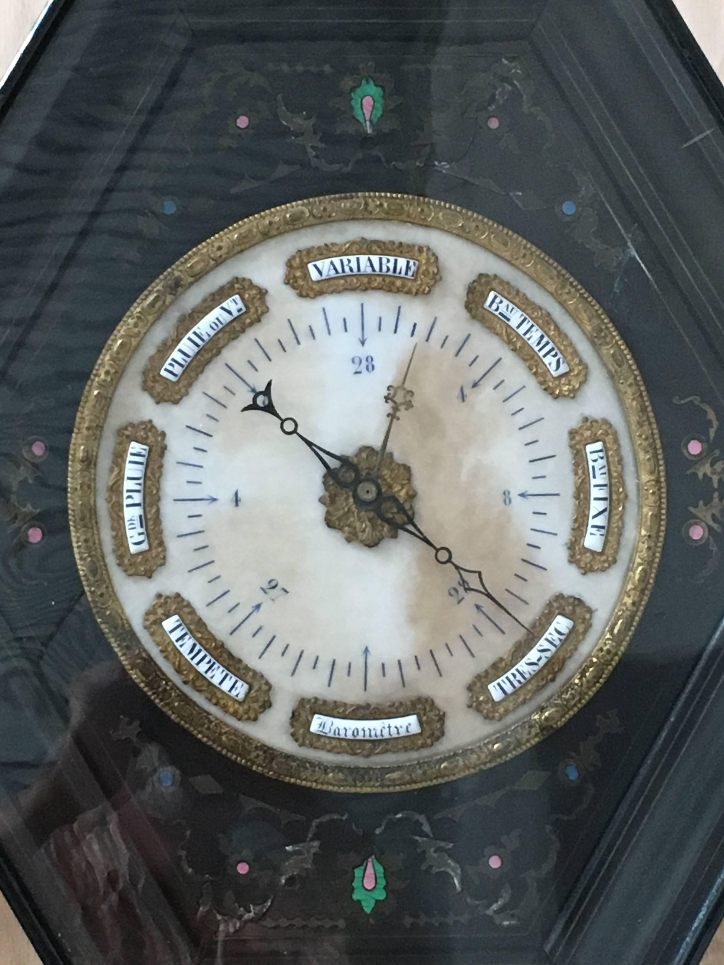 Napoleon III Clock and Barometer Set 2