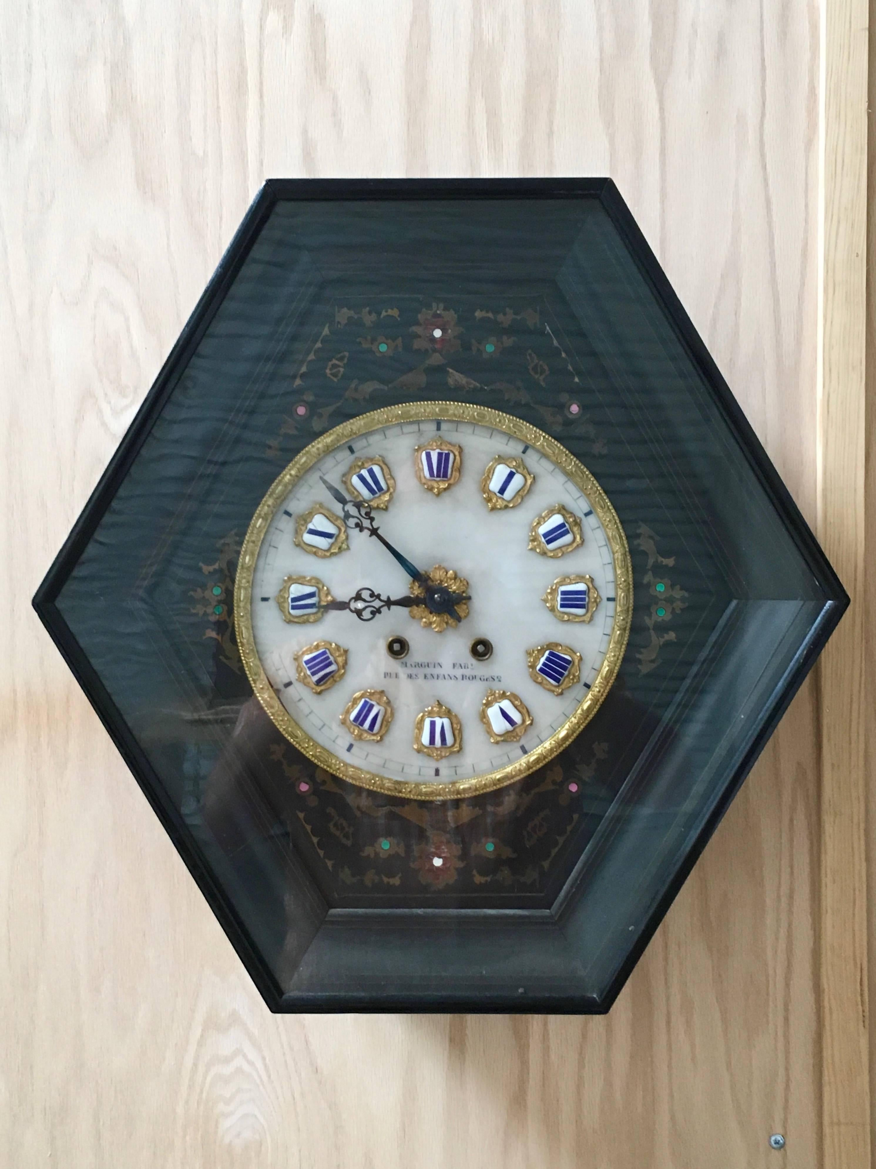 19th Century Napoleon III Clock and Barometer Set