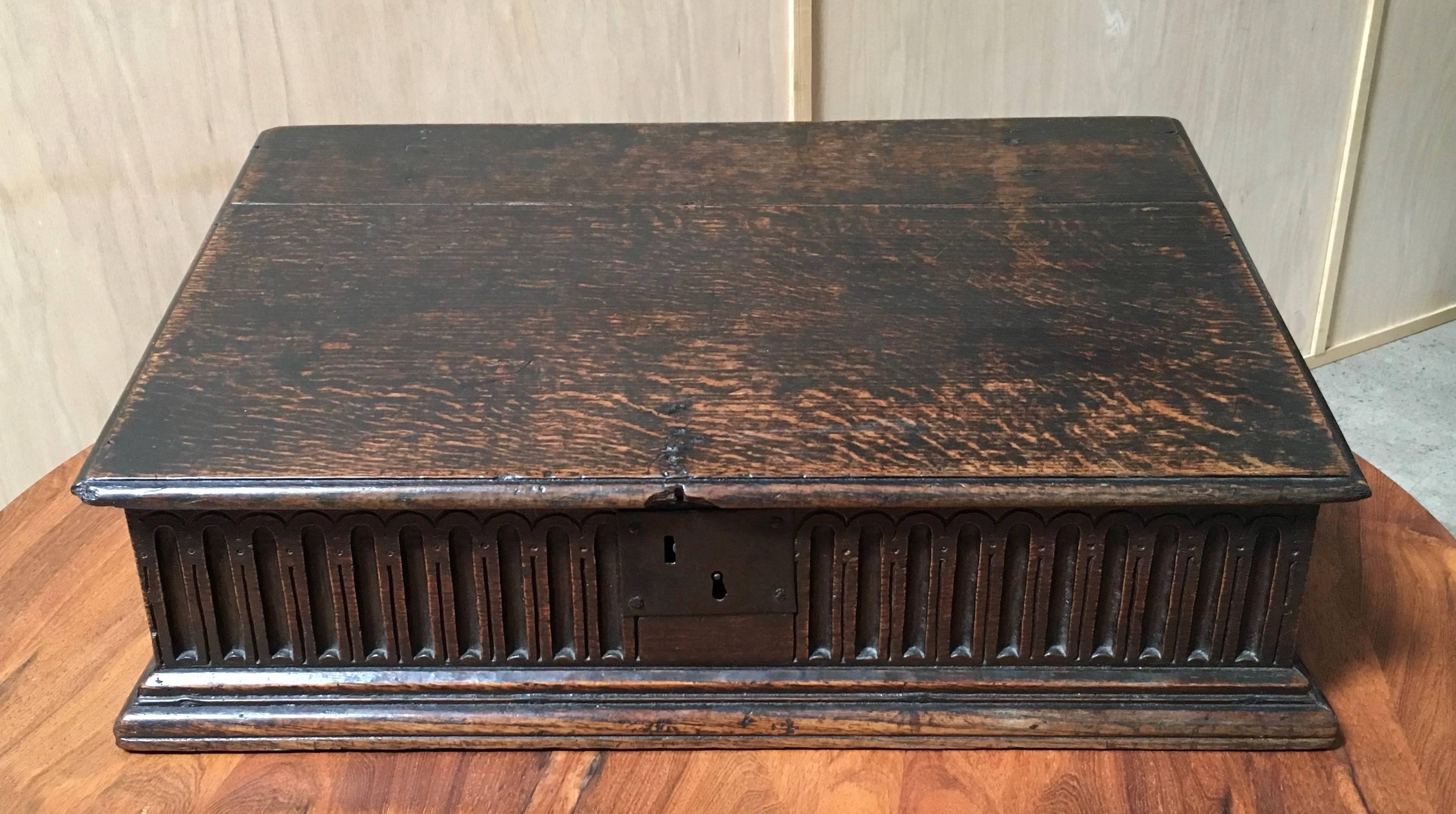 Hand-Carved 18th Century Bible Box MOVING SALE!