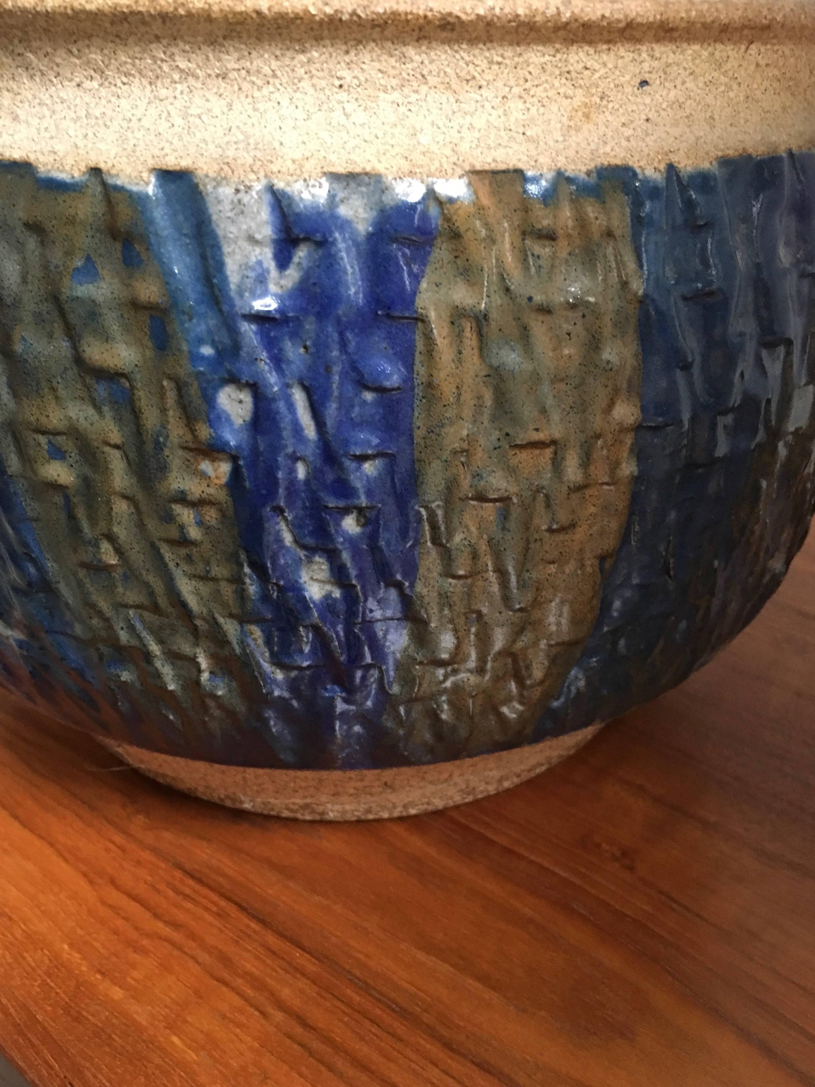 American 20th Century, Ceramic Bowl by Brent Bennett For Sale