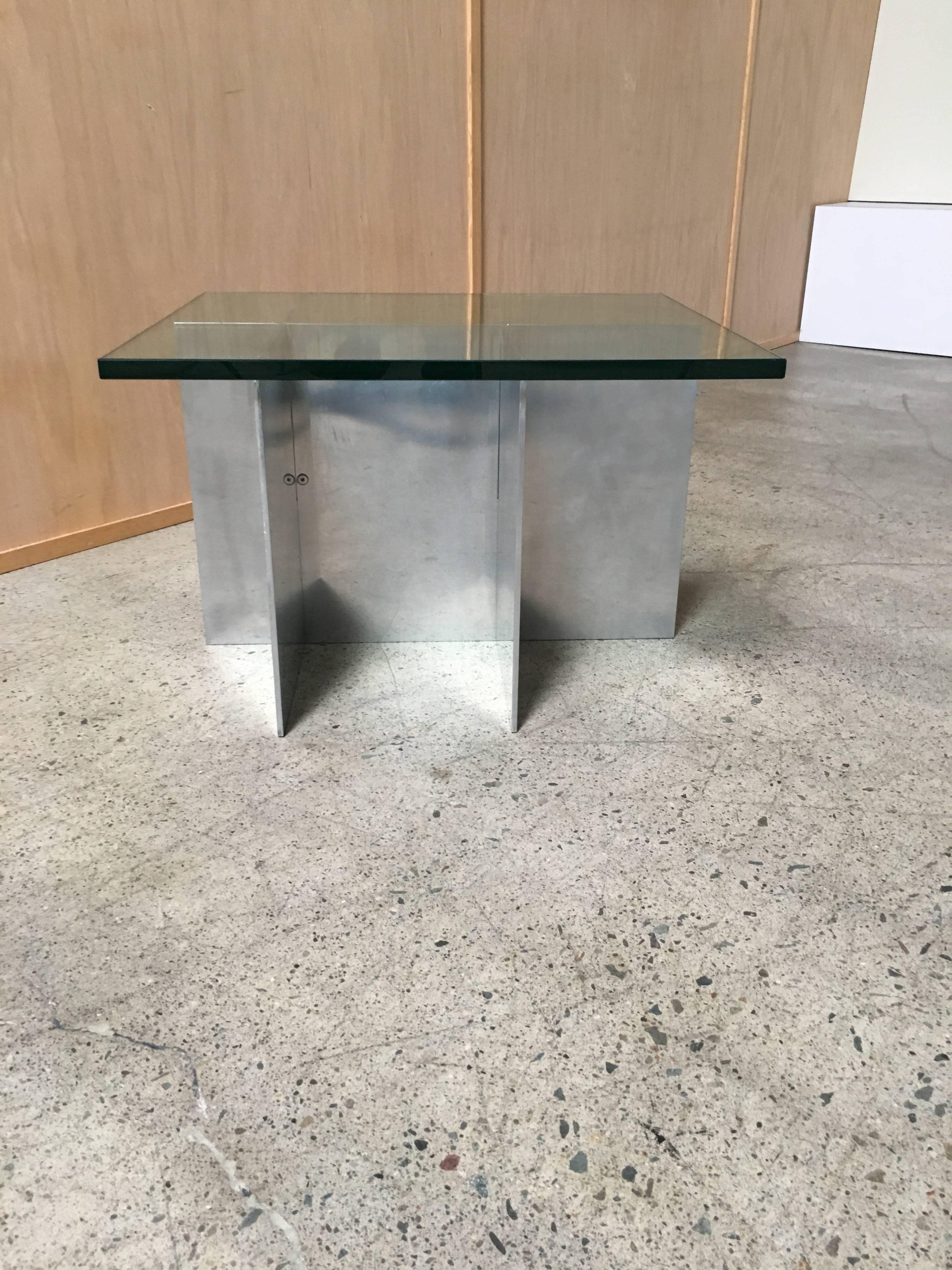 Architectural Side Table by Paul Mayen In Good Condition In Denton, TX