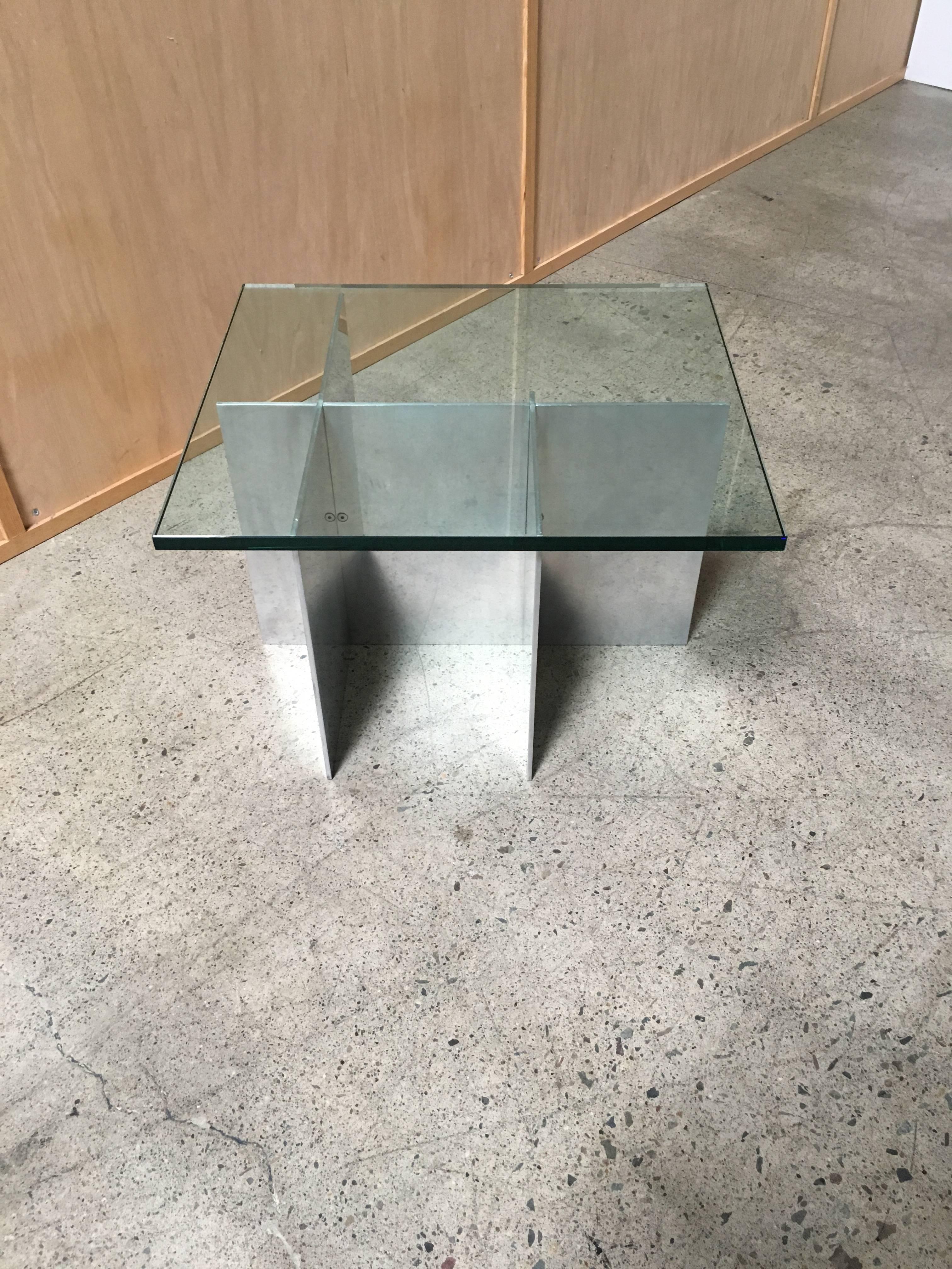20th Century Architectural Side Table by Paul Mayen