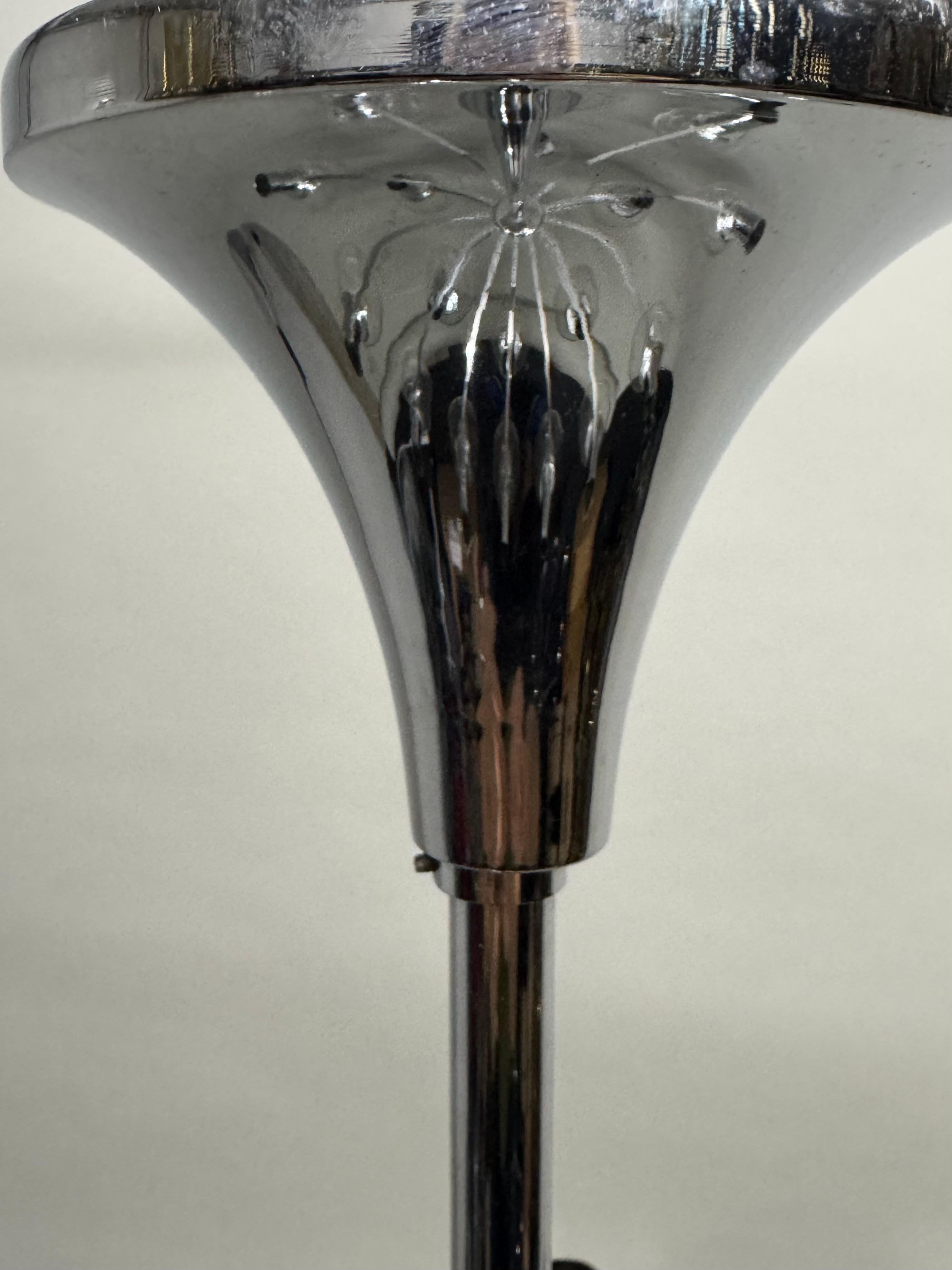 Pair of Extra Large Glass Globe Chandeliers by Glashütte Limburg, circa 1970s For Sale 5