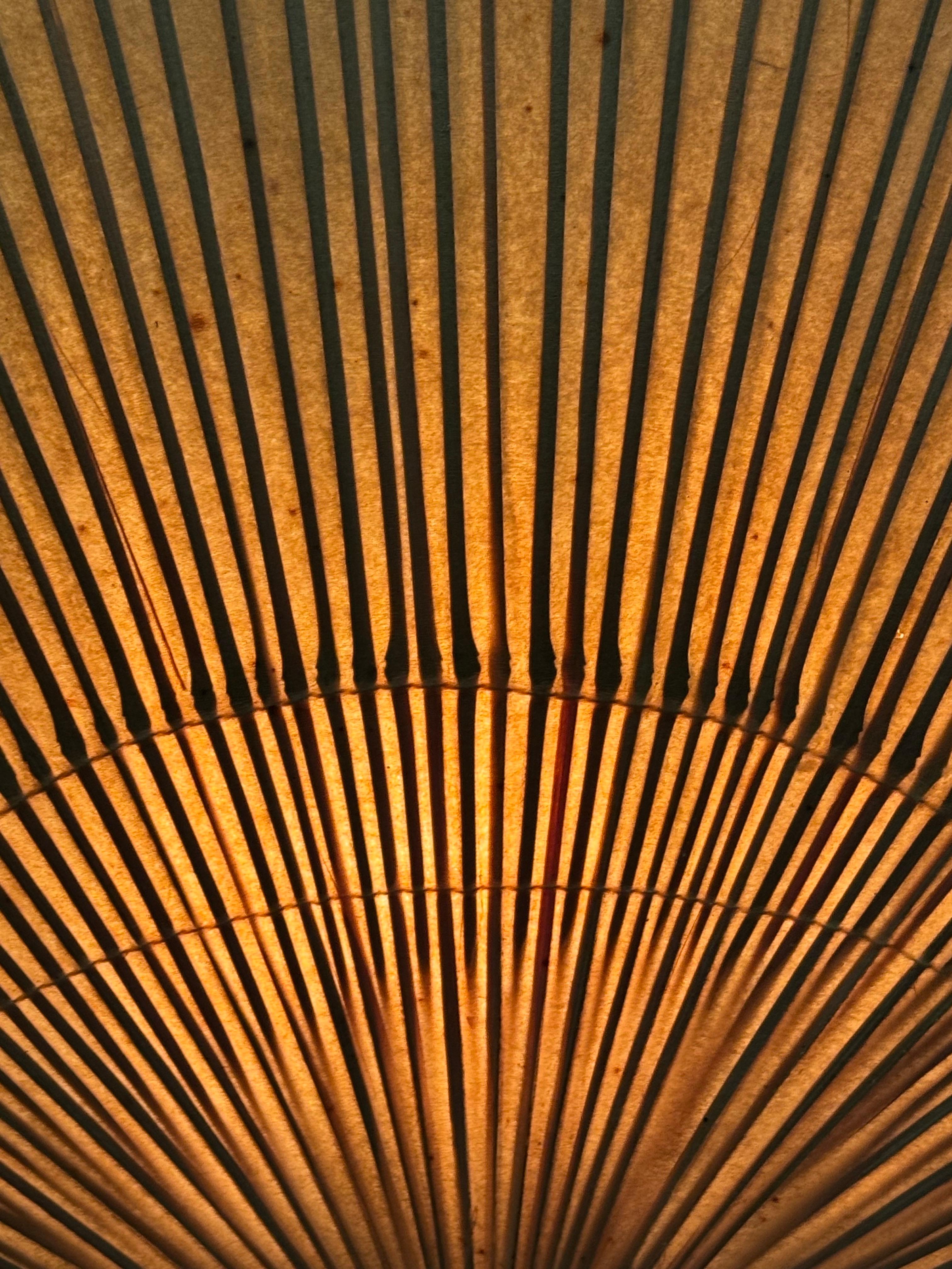 Rara lampada da tavolo Uchiwa II di Ingo Maurer, circa anni '70 in vendita 5
